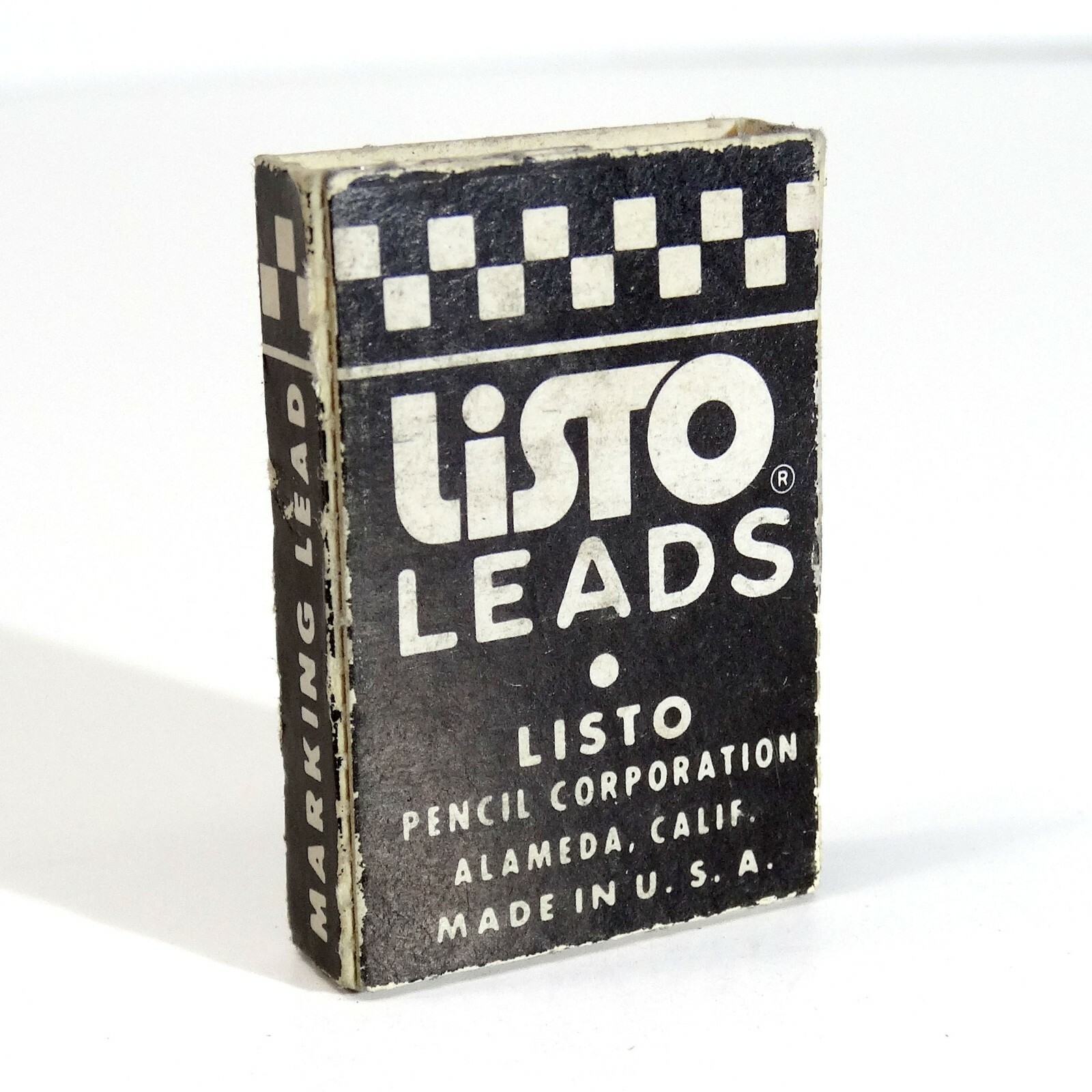 VINTAGE LISTO LEADS BLACK No. 162 BOX FOUR LEADS LEFT INSIDE 1C1
