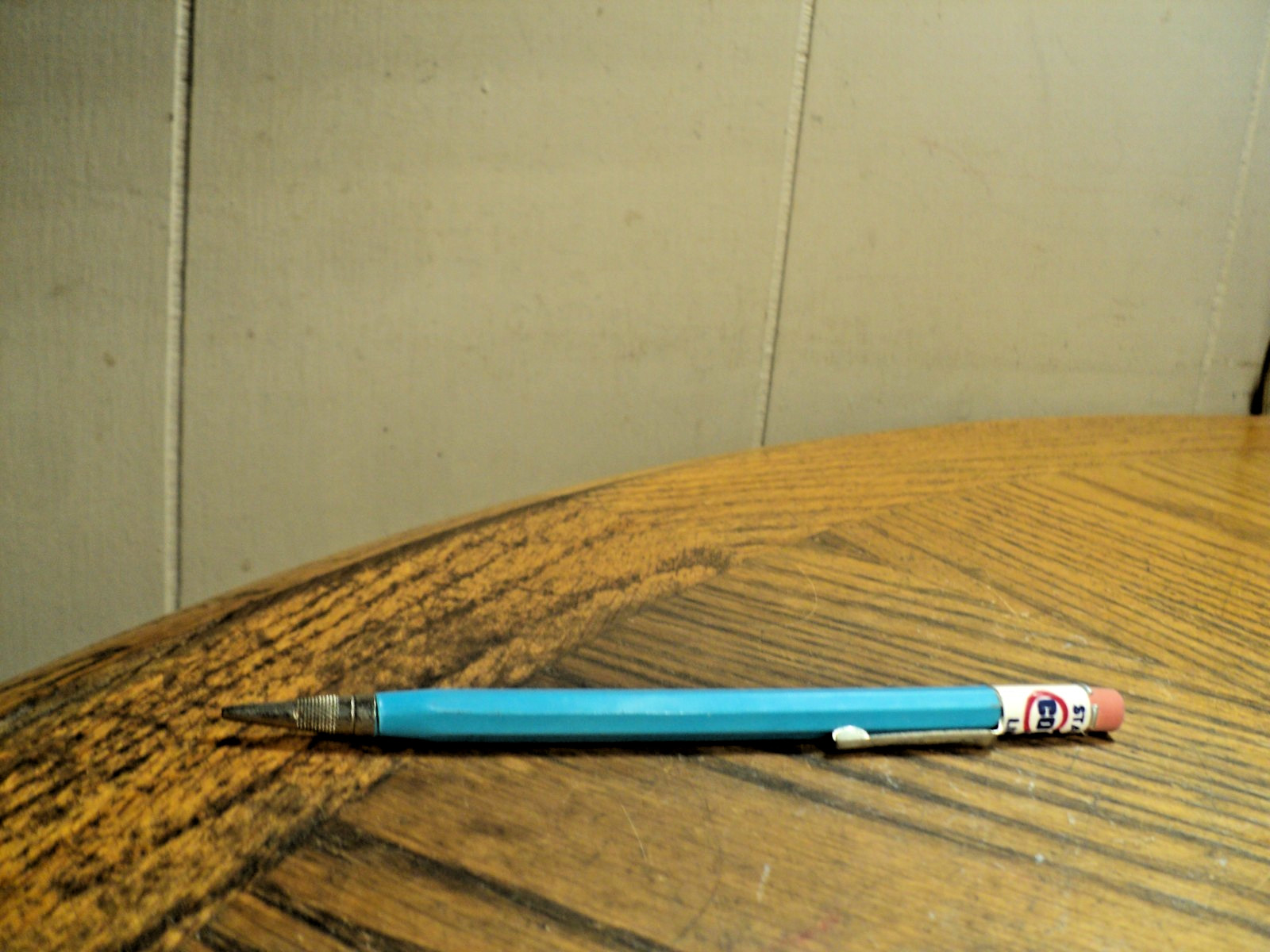 Vintage Durolite Mechanical Pencil State Line Grain State Line Coop 5-5/8″ Long