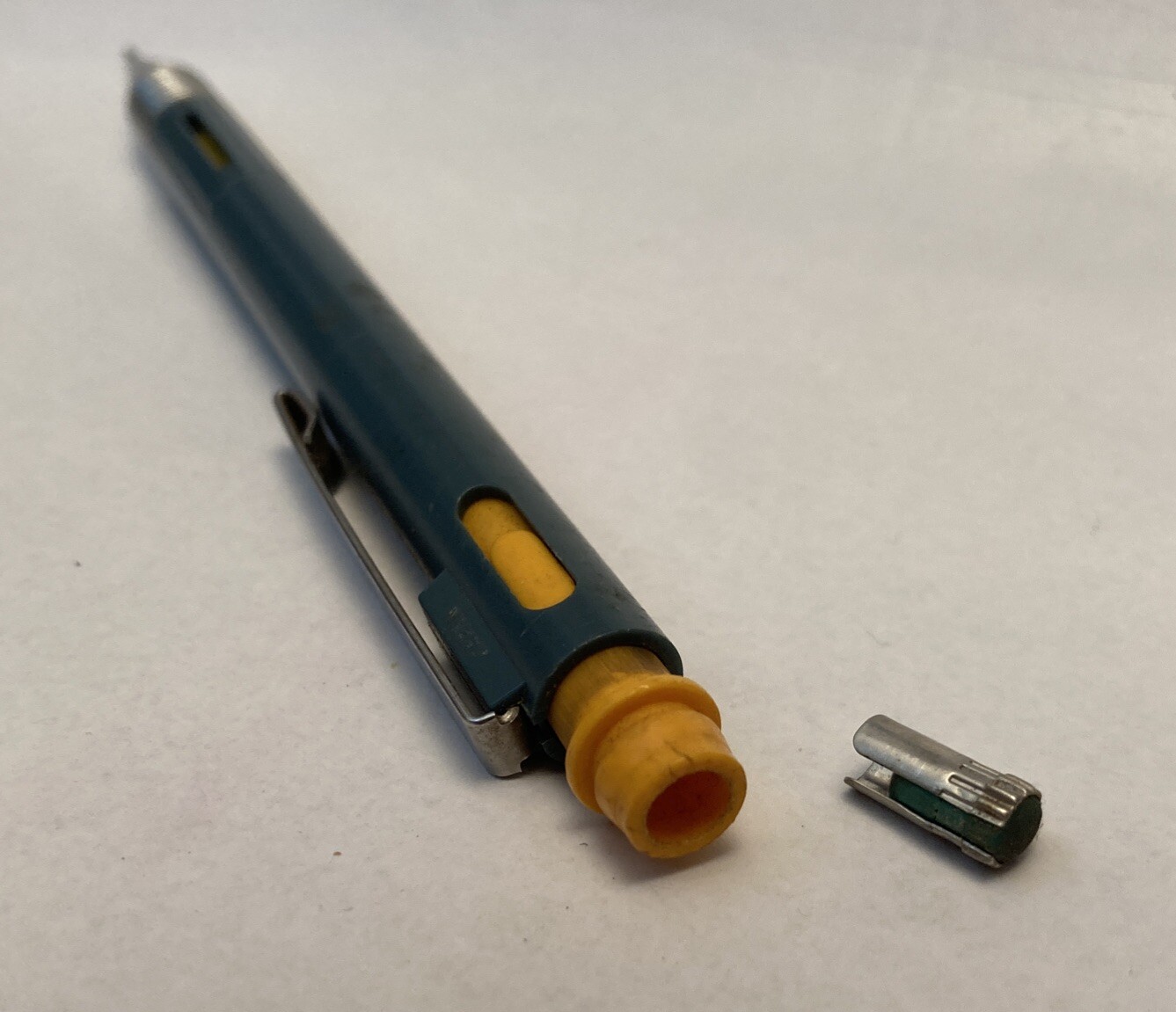 Vintage Pilot The Shaker H515 RARE BLUE Mechanical Pencil JAPAN MissingCap Works