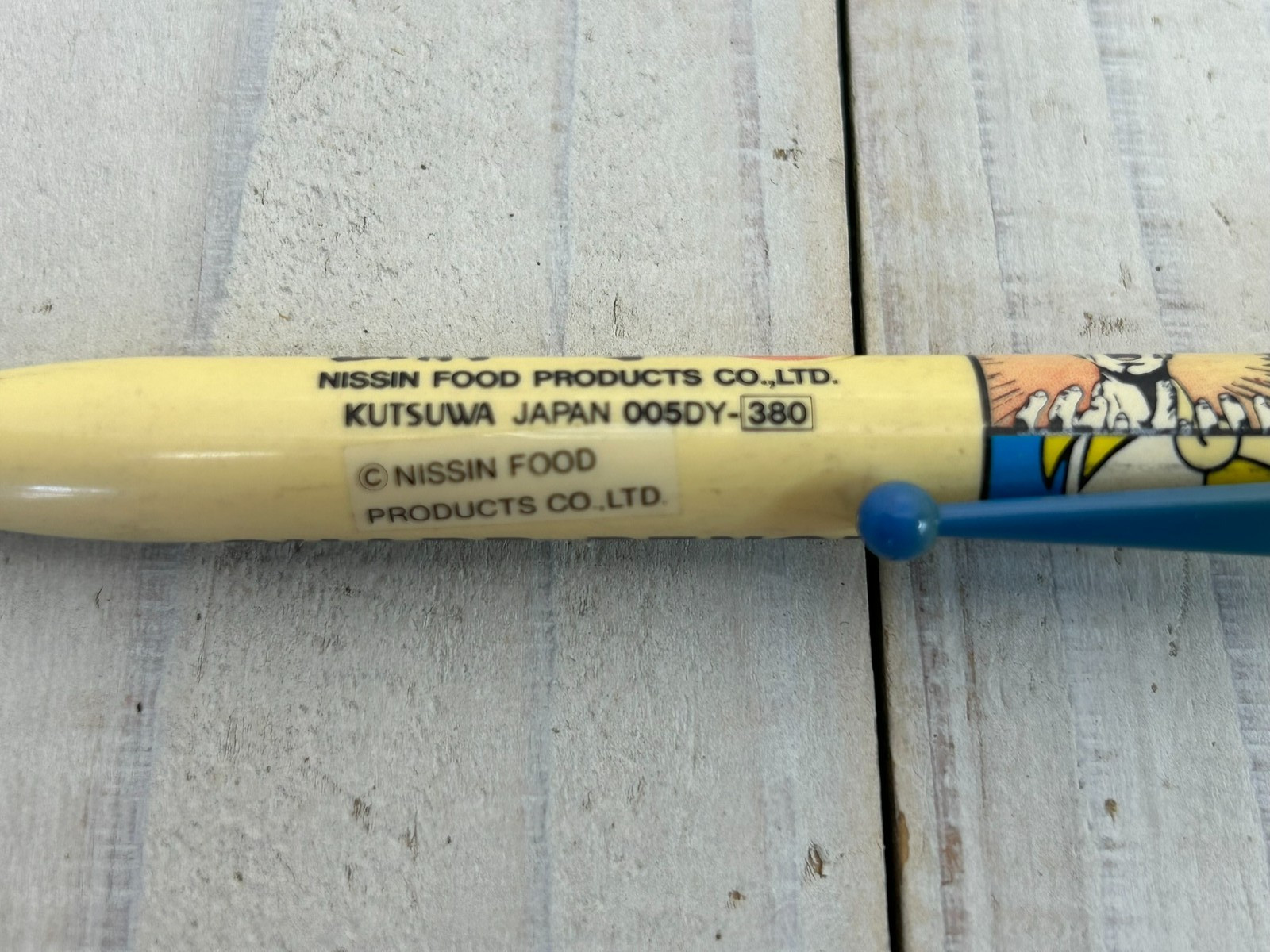 Nissin Demae Itcho Demae Boy Kutsuwa Mechanical Pencils 2pcs Vintage Japan 1970s