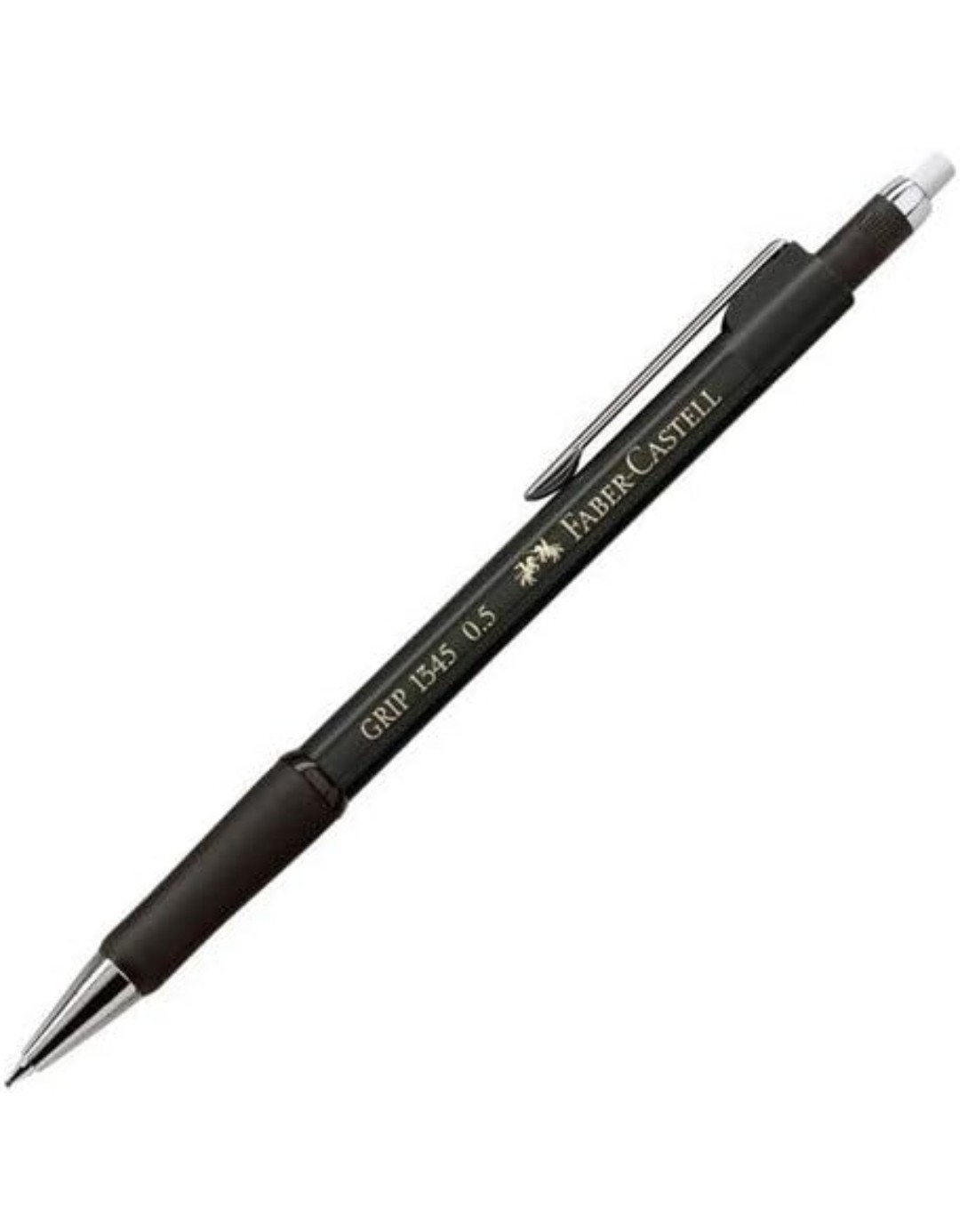 Faber-Castell GRIP 1345 0.5mm Mechanical Pencil Retractable Tip Pocket Clip