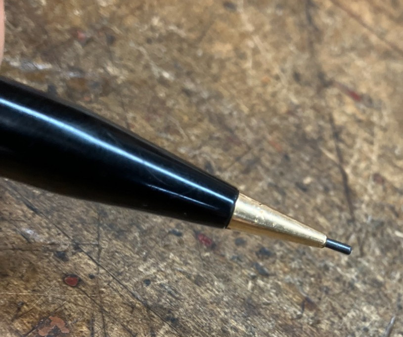 Late 1920s Sheaffer’s Oversize Flat Top Pencil with Gold-Filled Trim