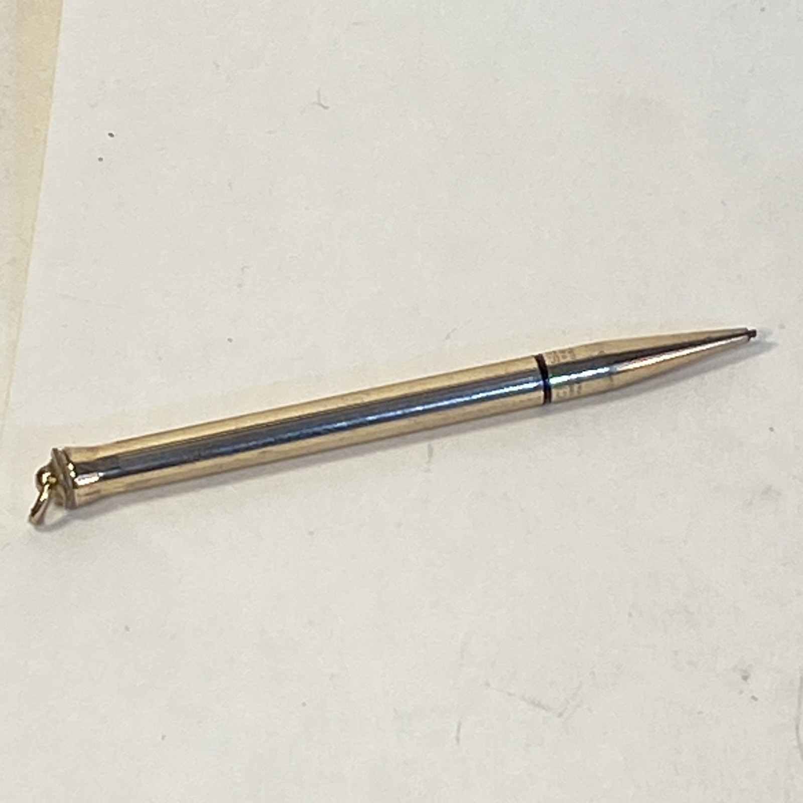 CROSS Mechanical Pencil Vintage Mini 1/30 10K RGP Pendant Golf