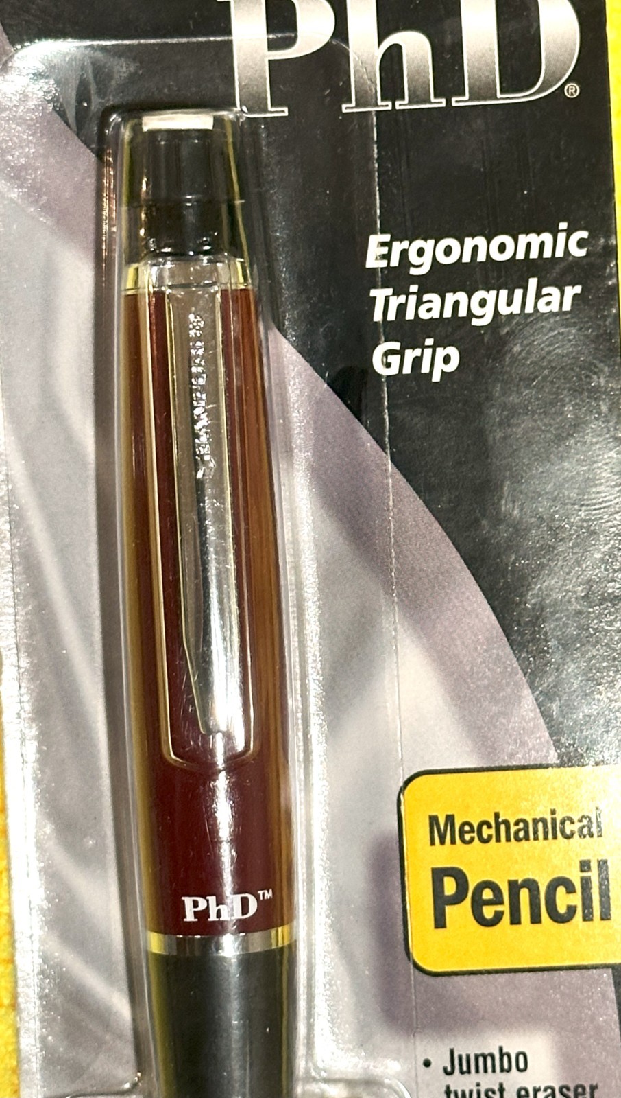 Sanford -The Original PhD .7 mm pencil Black Cherry and chrome, Orig. Packaging