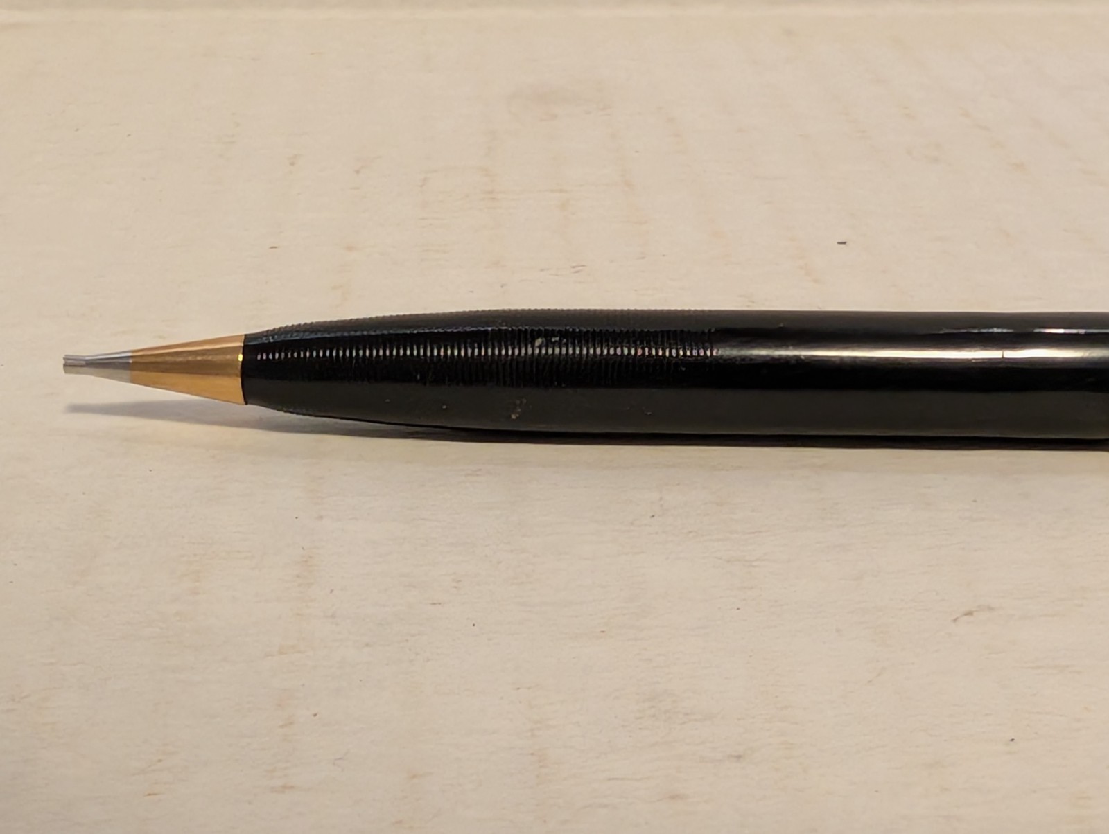 Vintage Sheaffer Mechanical Pencil – Black Gold Marbled Faux Pearl Parts/Repair