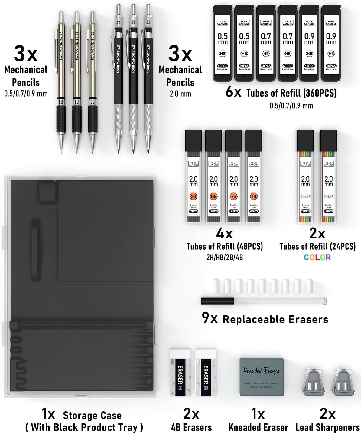 Ultimate Art Supplies Bundle with Storage Case
