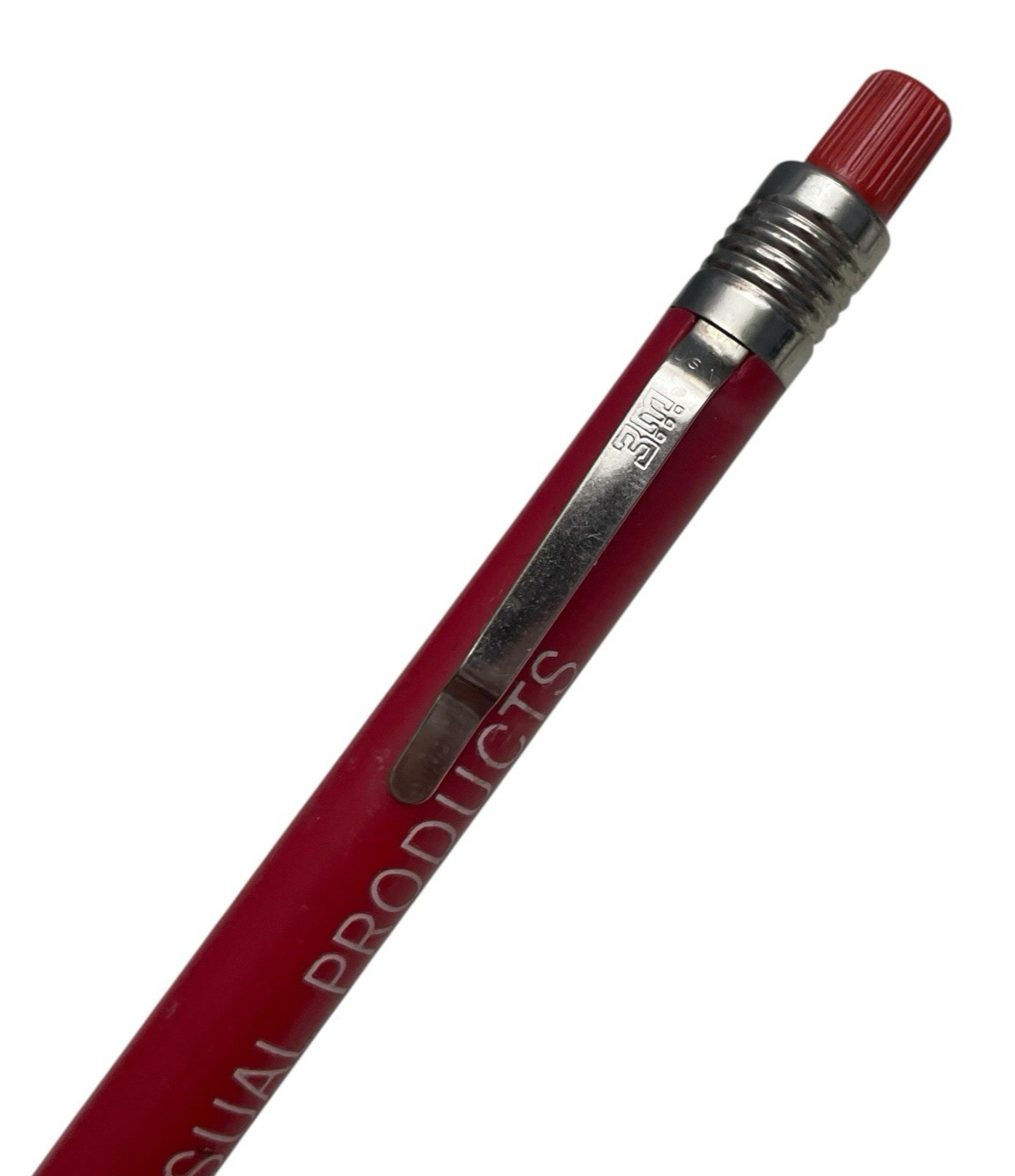 Vintage 3m Mechanical Pencil Red Grease Crayon Leads Twist Action Advertising