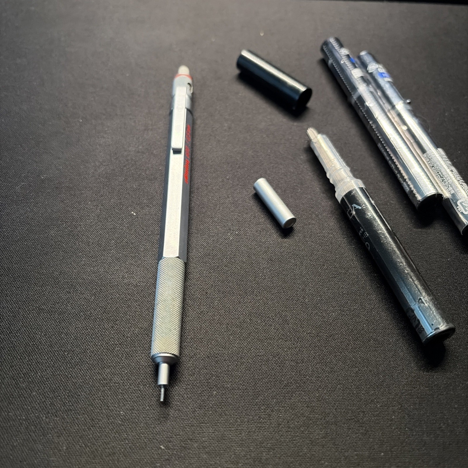 rOtring 600 Mechanical Pencil Silver 0.5mm Precision Writing Tool With 0.5 HB