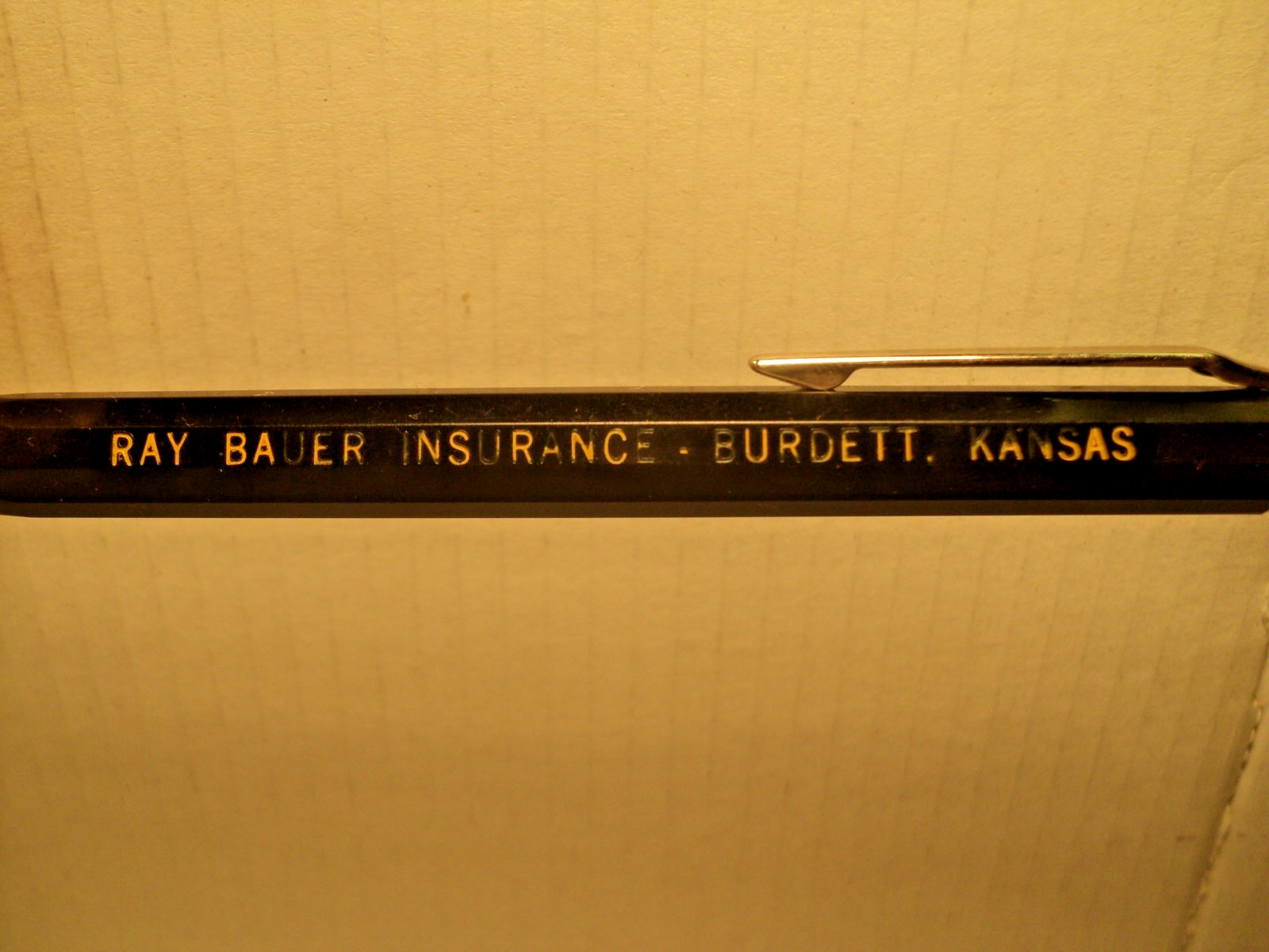 Vintage Autopoint Mechanical Pencil Ray Bauer Insurance 5-5/8″ Long USA