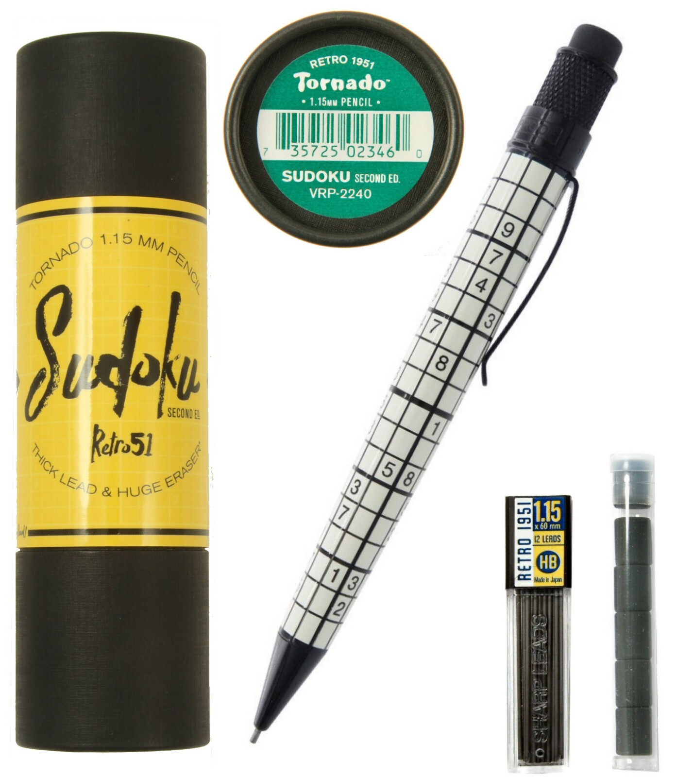 Retro 51 Sudoku Second Edition 1.15 mm Mechanical Lead Pencil #VRP-2240