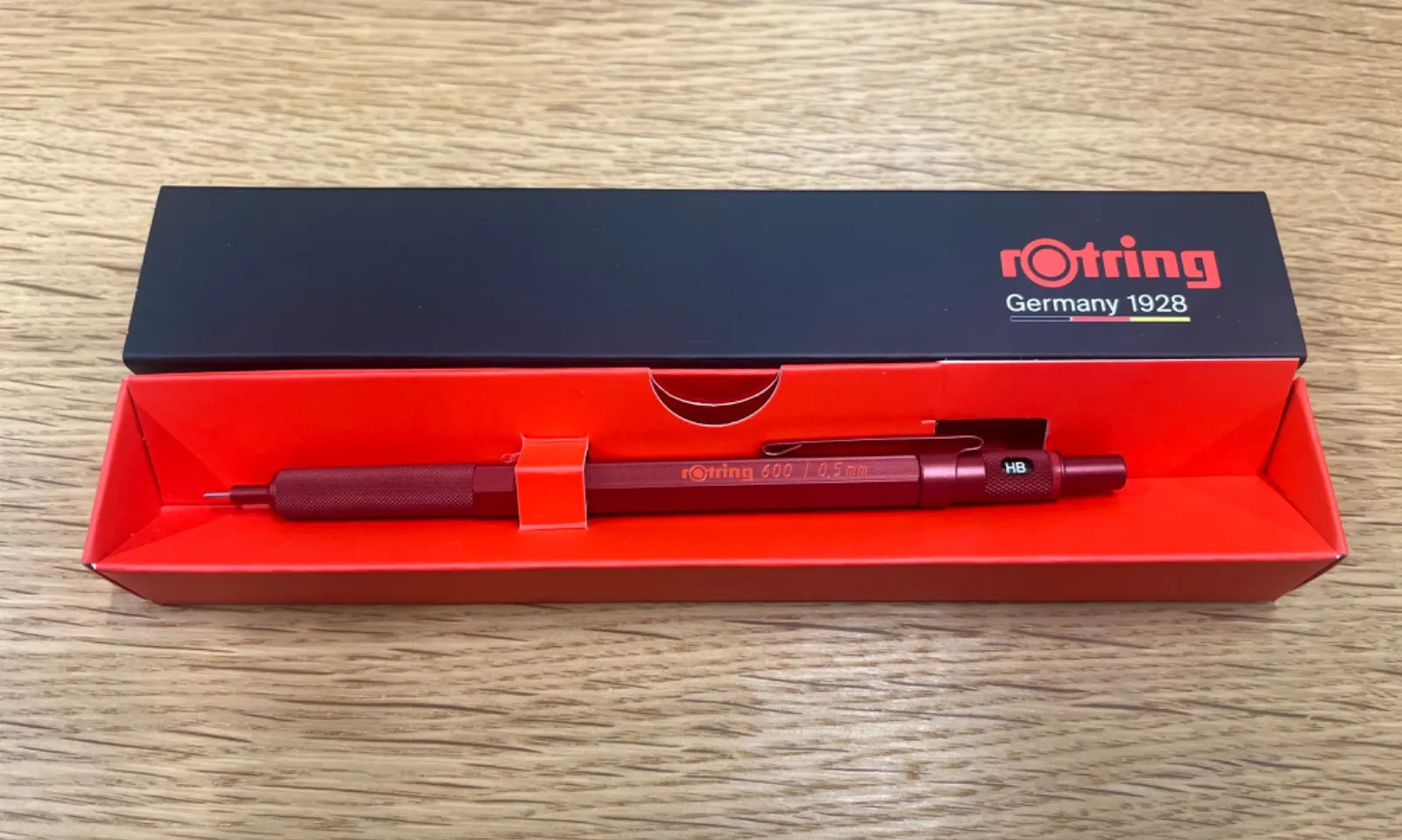 [Unused] rOrting 600MP Madder Red 0.5mm Rotary knock type NM limited From JAPAN