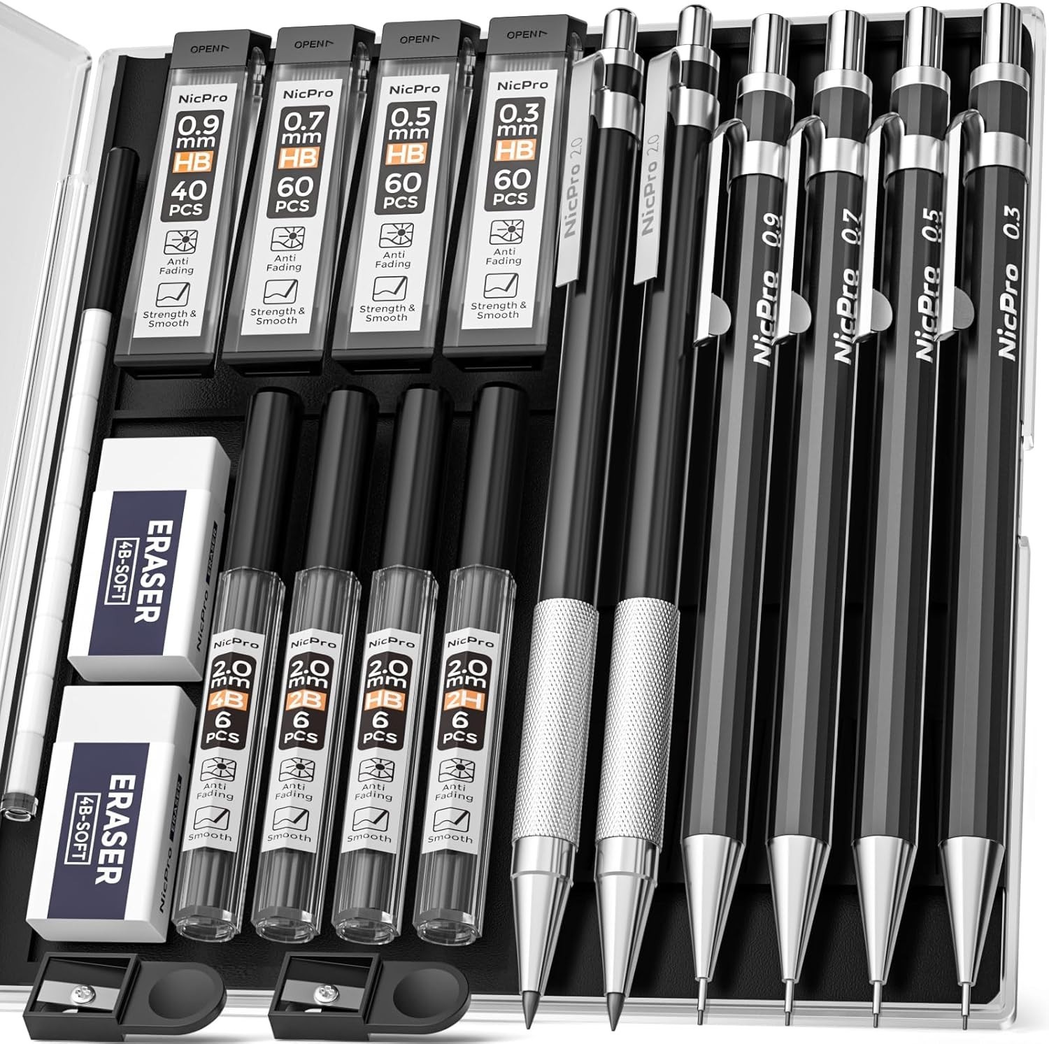 High-Quality Mechanical Pencils for Sketching & Calligraphy