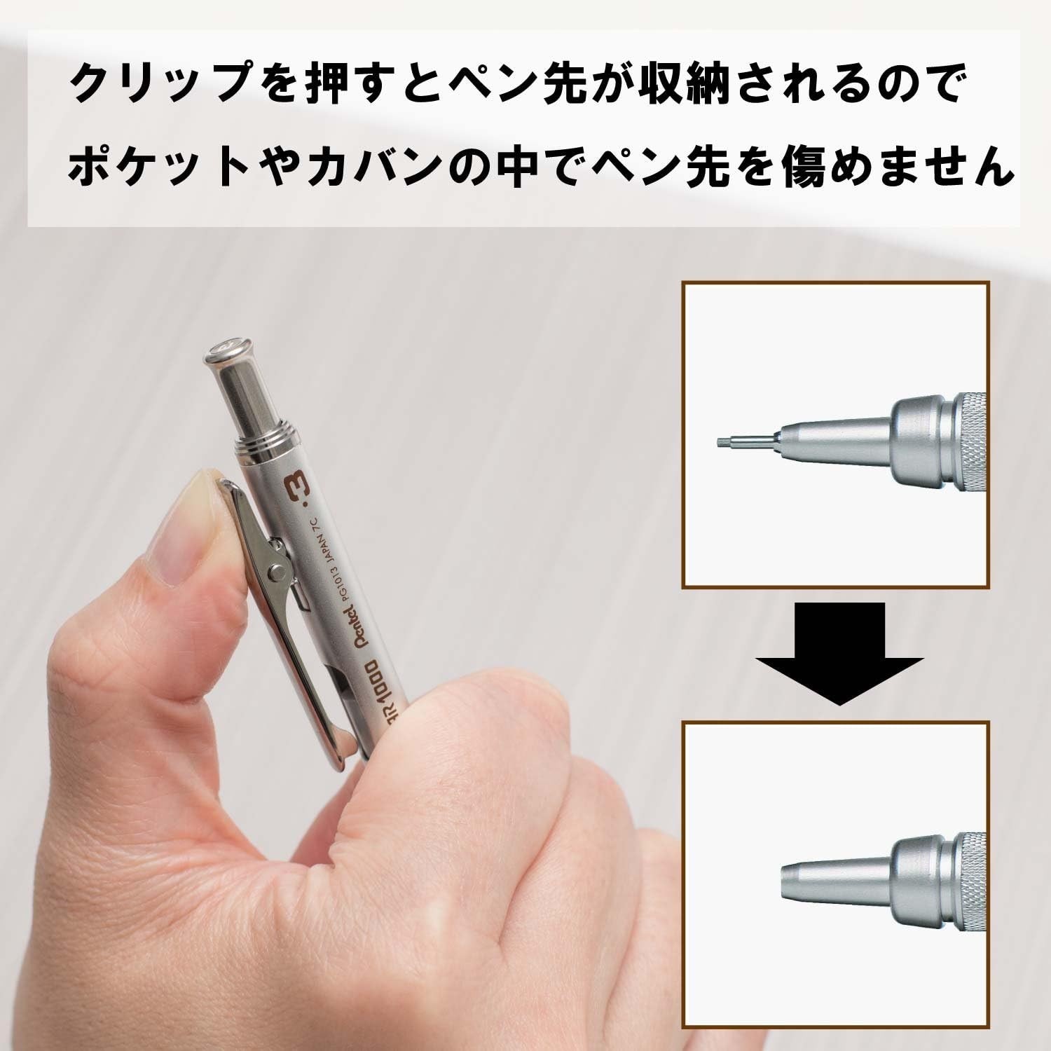 Professional 0.3mm Brown Mechanical Pencil – Graphgear 1000 for Drafting Needs
