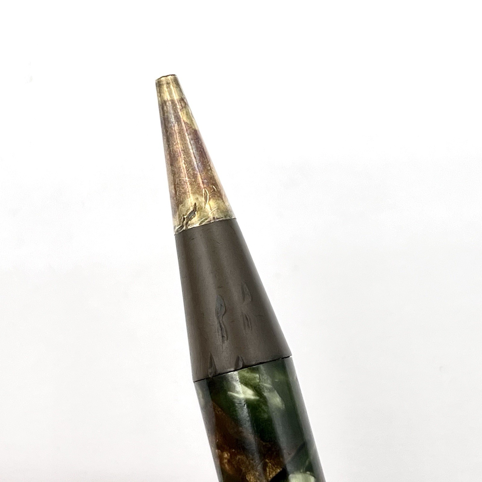 Waterman Lady Patricia Mechanical Pencil 4.25″ 1.1mm Green Bronze Gold Trim