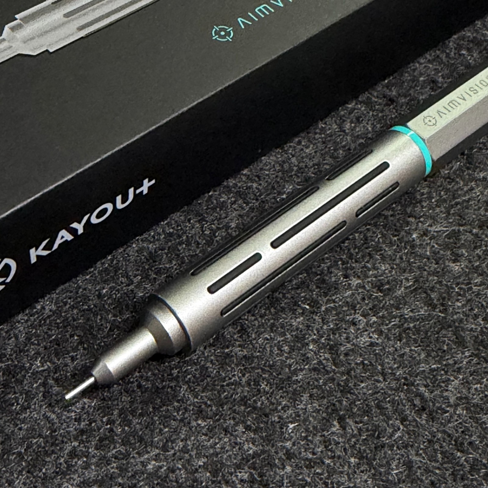 KAYOU+ AimVision Standard 0.5mm Gunmetal Silver Mechanical Pencil Used