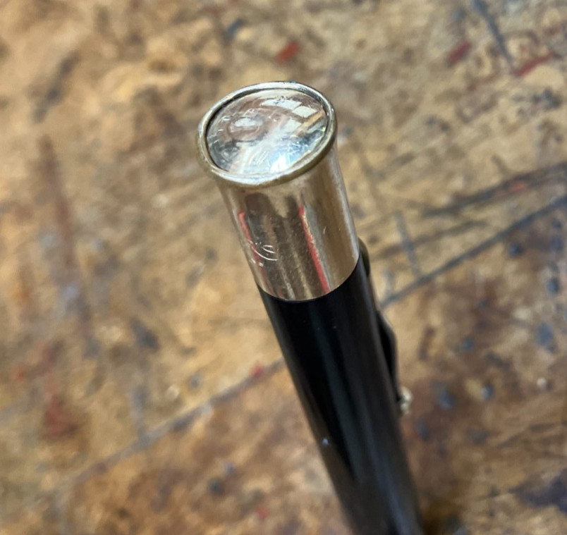 Late 1920s Sheaffer’s Oversize Flat Top Pencil with Gold-Filled Trim