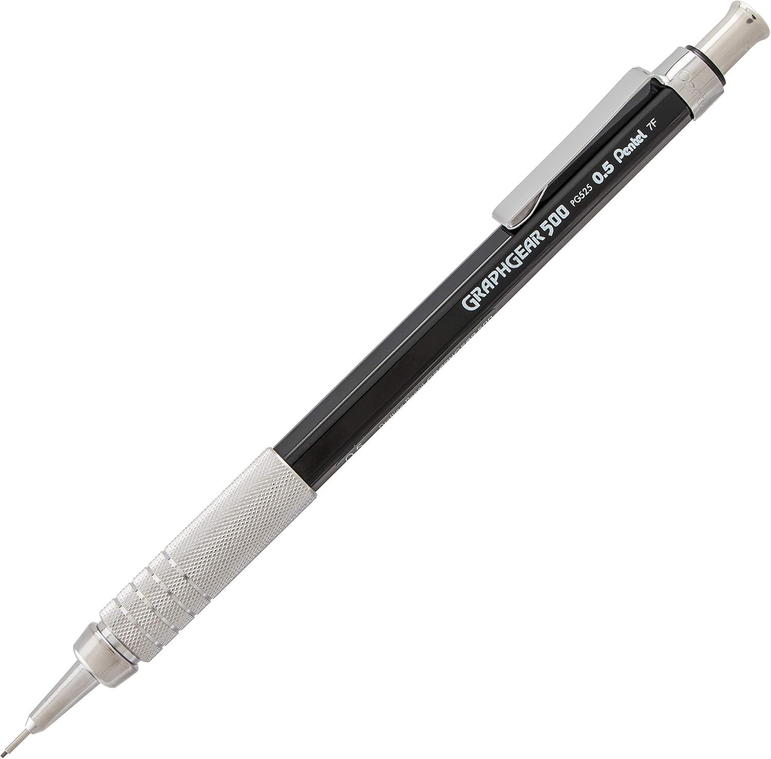 0.5mm GraphGear 500 Refillable Mechanical Pencil with Hi-Polymer Lead and Eraser