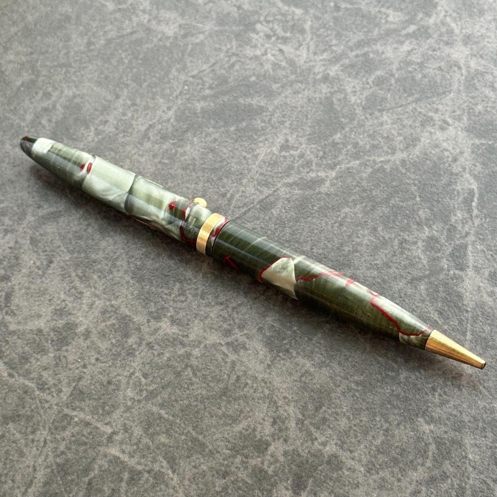 Schaeffers Balance Mechanical Pencil, Red & Gray Vintage Lead Holder