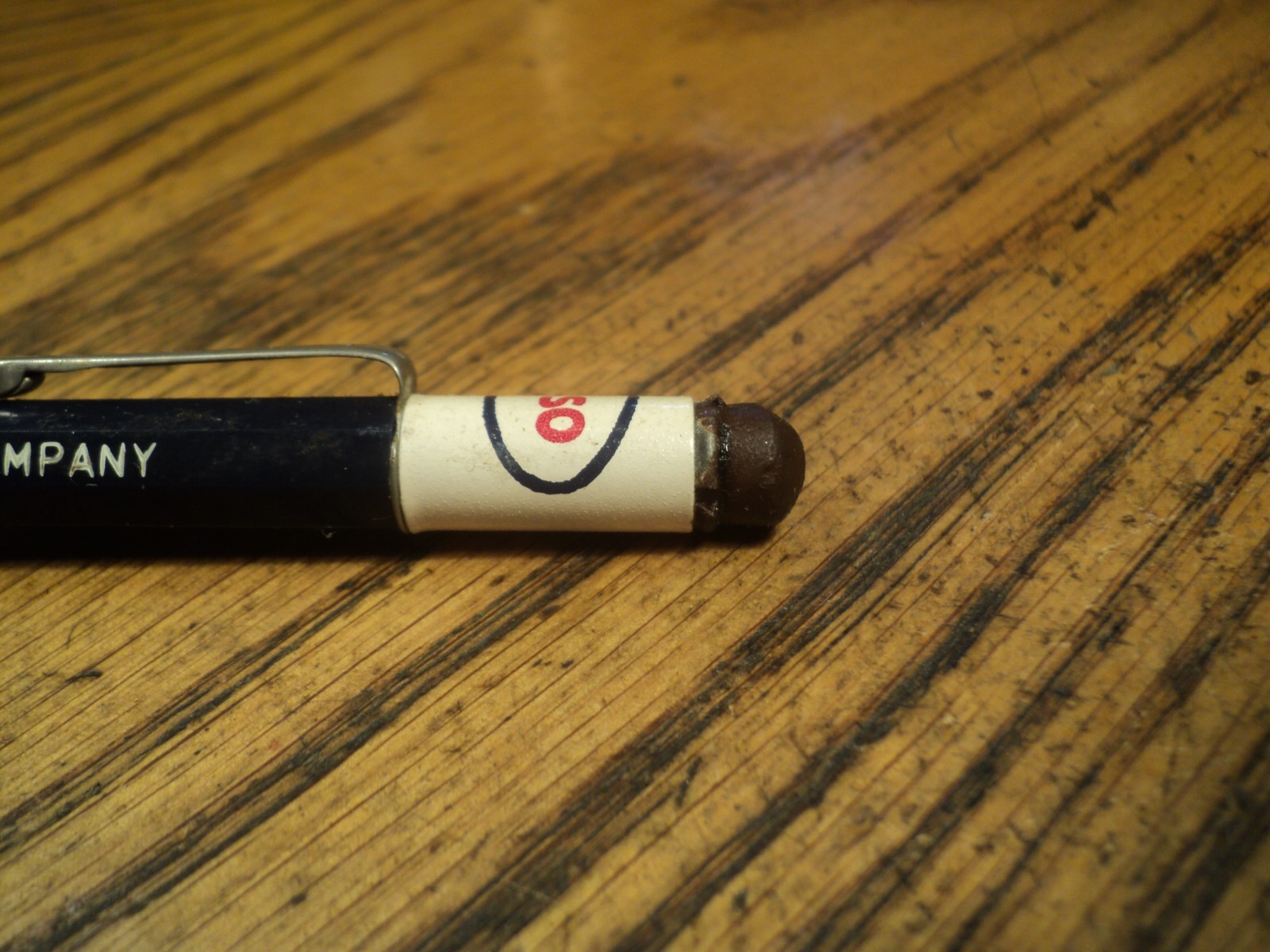 Vintage Durolite Mechanical Pencil Esso Research & Engineering 5-1/2″ Long S