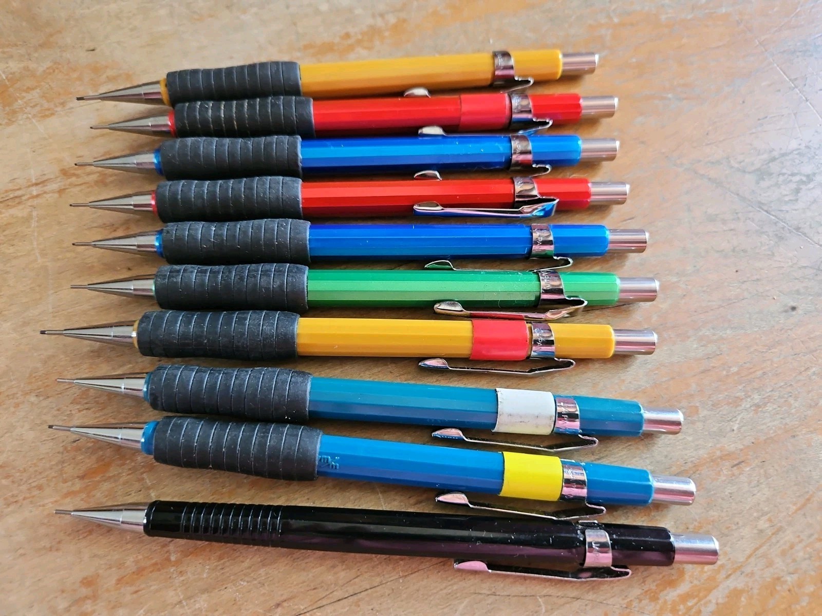 10 Assorted Vintage Pentel Mechanical Pencils Japan