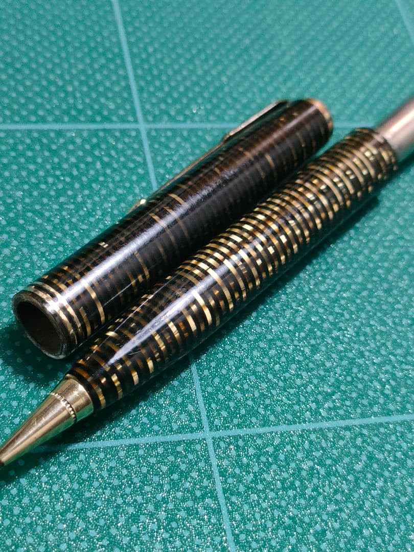 Parker Vacumatic Mechanical Pencil 1941 Golden Pearl Celluloid 0.9mm Vintage
