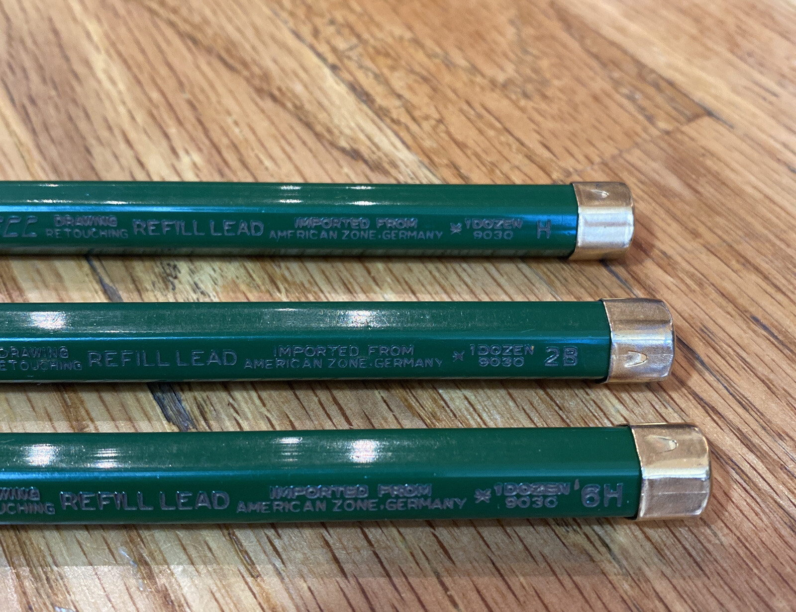 A.W. Faber Castell Drawing #9030 Refill Lead Lot Of 4 A W Faber Castell Lead Lot