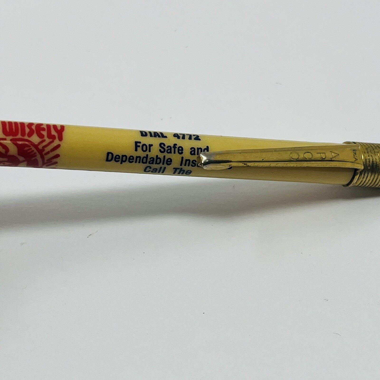 W.C. Harvey Insurance Britt IA Iowa APCO Advertising Promo Mechanical Pencil