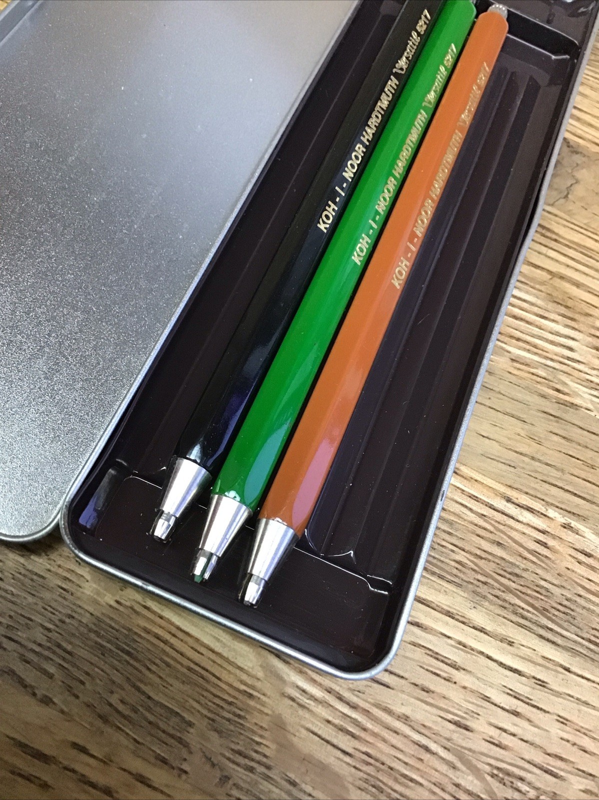 Koh-I-Noor 2mm Mechanical Pencils (Set of 3) Colluded Leads (Opened But Unused)