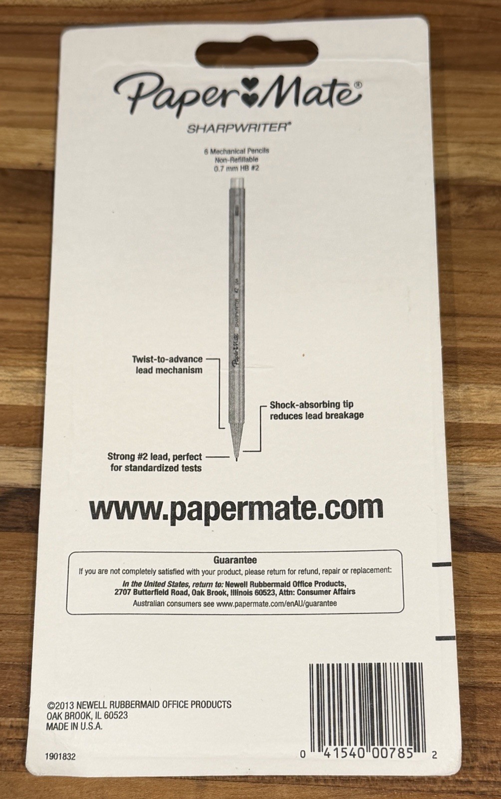 New 2013 Paper Mate SharpWriter #2 0.7 mm Mechanical Pencil Bright Colors 24CT