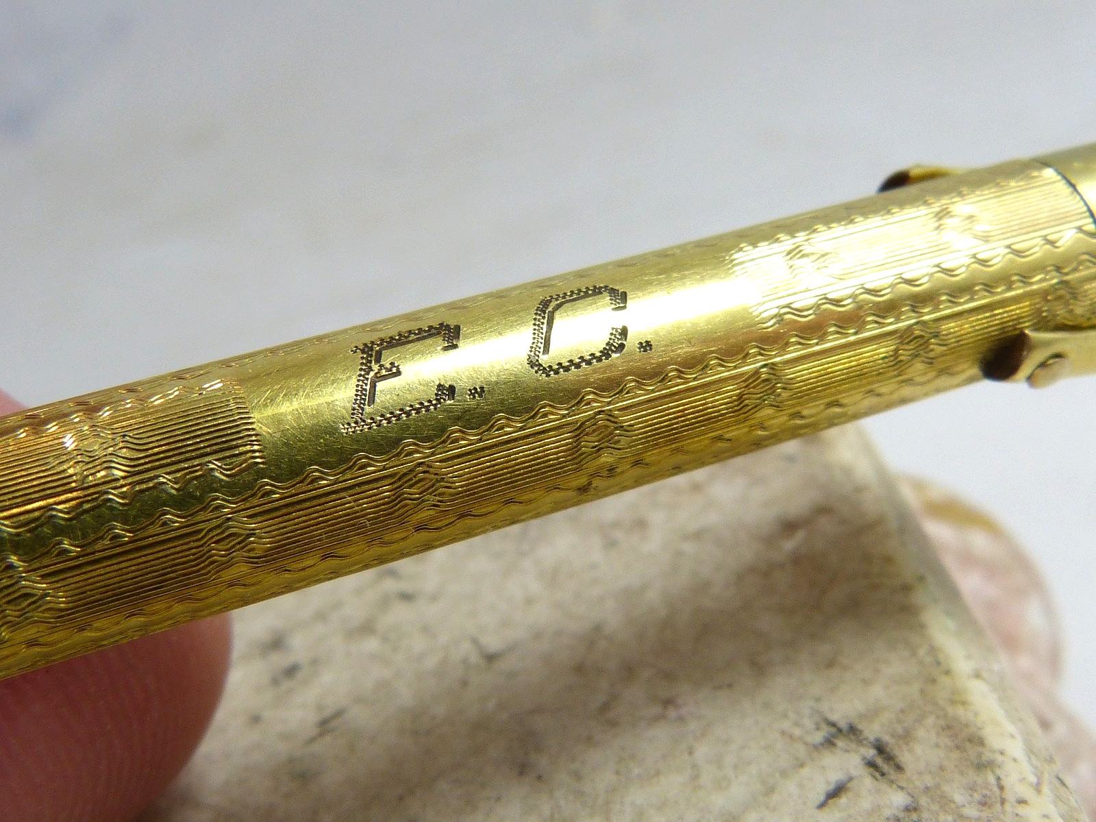 Antique Mabie Todd Fyne Poynt Mechanical Pencil Gold Filled Estate Find !