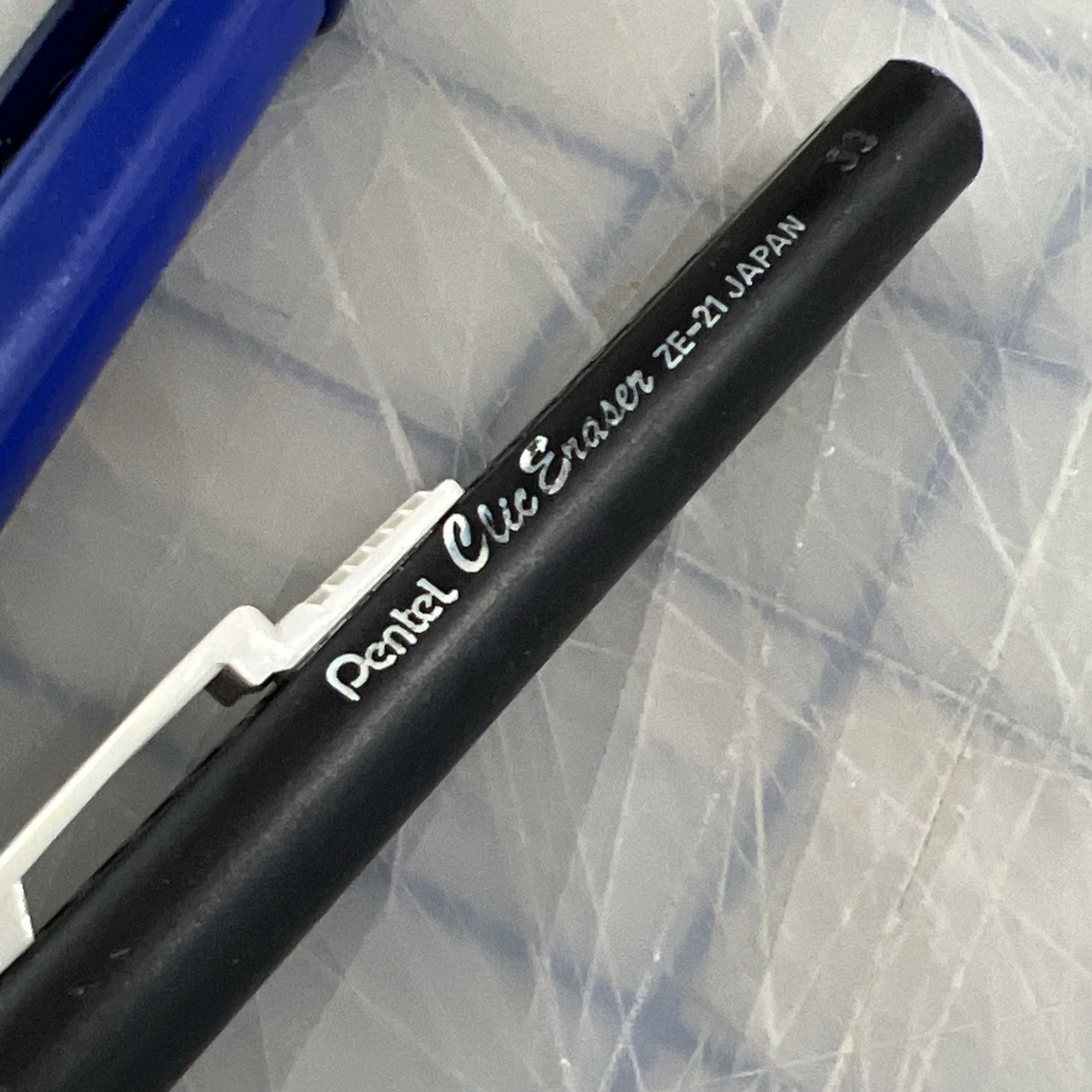 Vintage Pentel PD15 Mechanical Pencil Blue Comes With Pentel Clic Eraser
