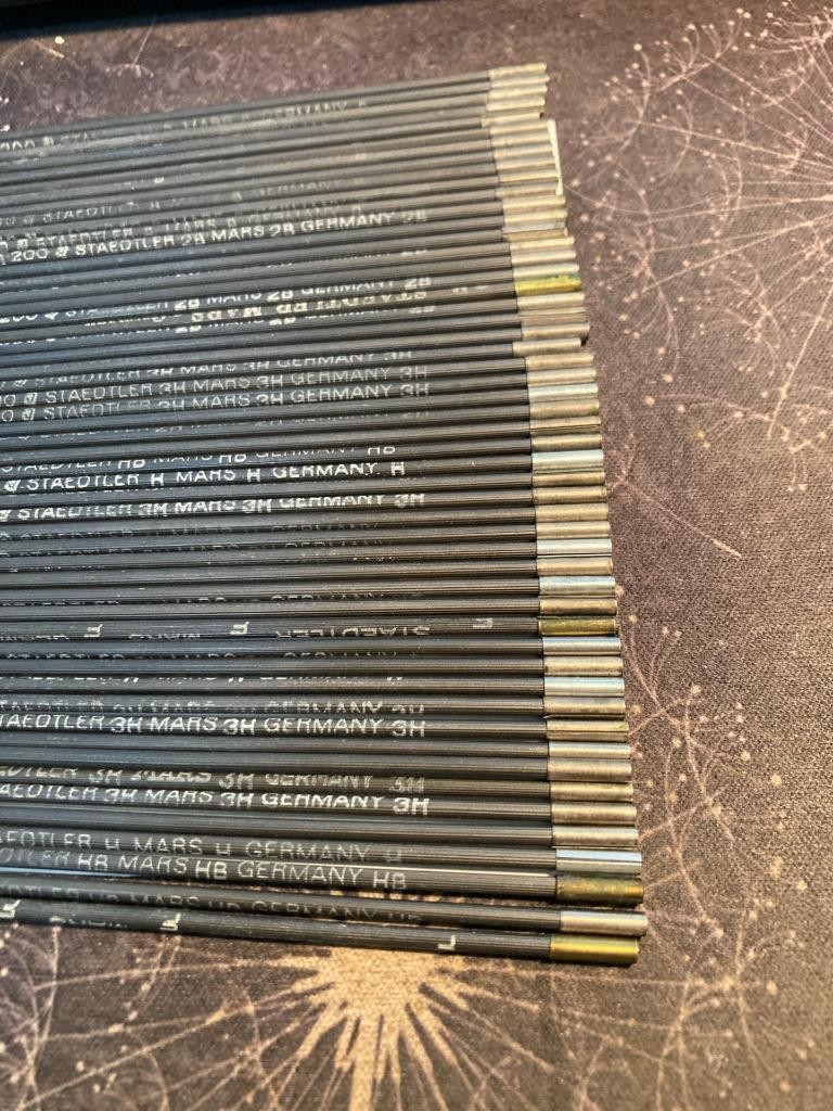 Staedtler Mars Mechanical Pencil Lead Refills Lot Of 50 Pieces Assorted Germany