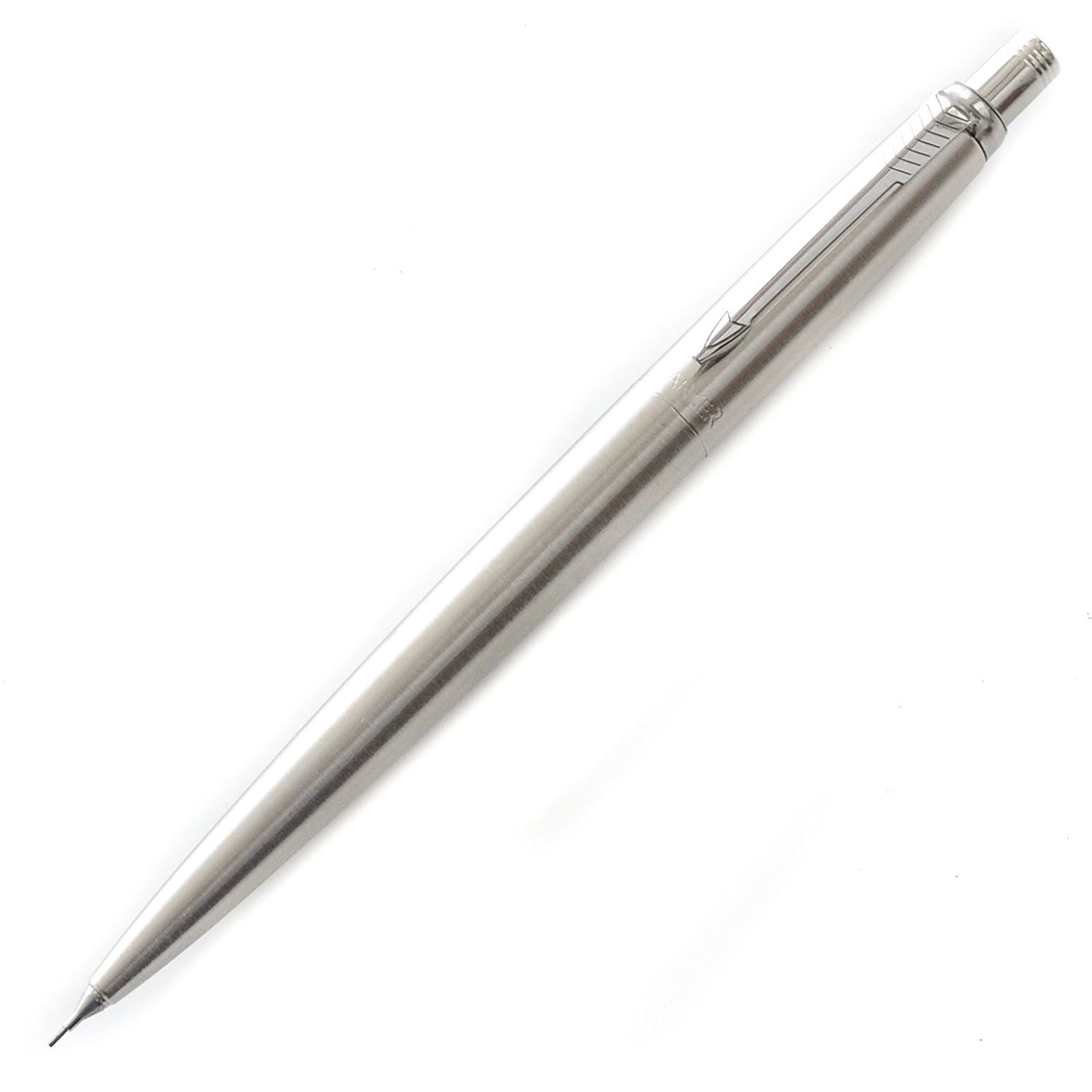 Parker Jotter Pencil Stainless Steel 0.5mm W Eraser Made In Uk *