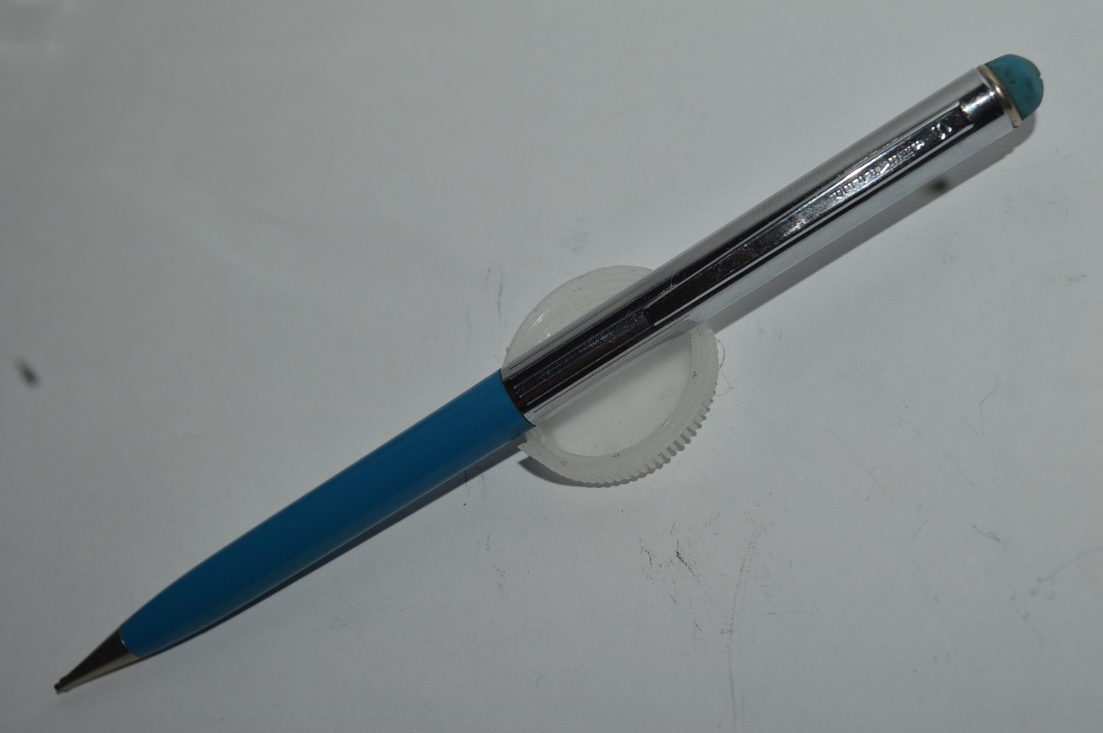 Sheaffer STYLIST Mechanical Pencil 0.9mm Blue Barrel Made In USA Circa 1960’s