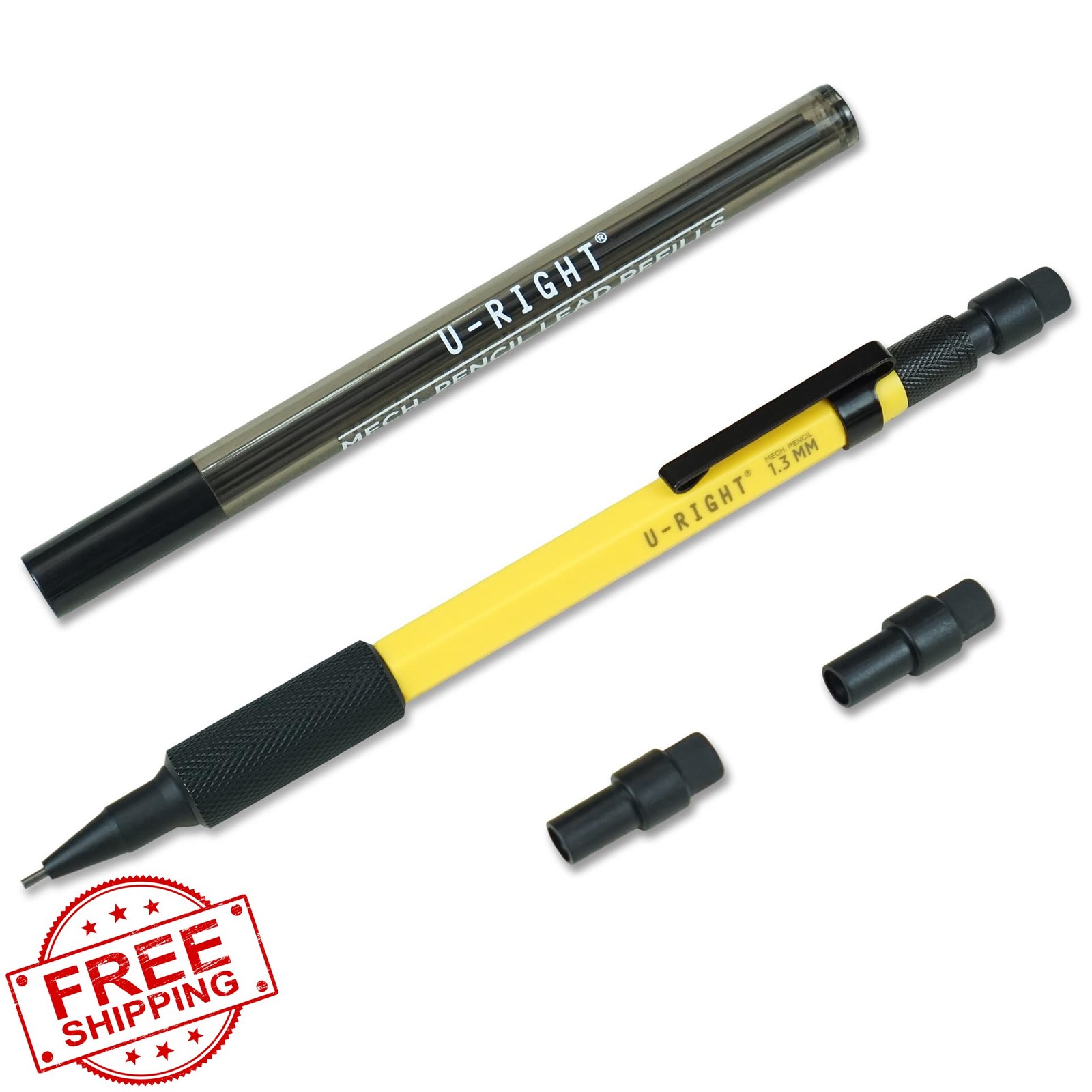 U-RIGHT Mechanical Pencil Yellow 1.3mm