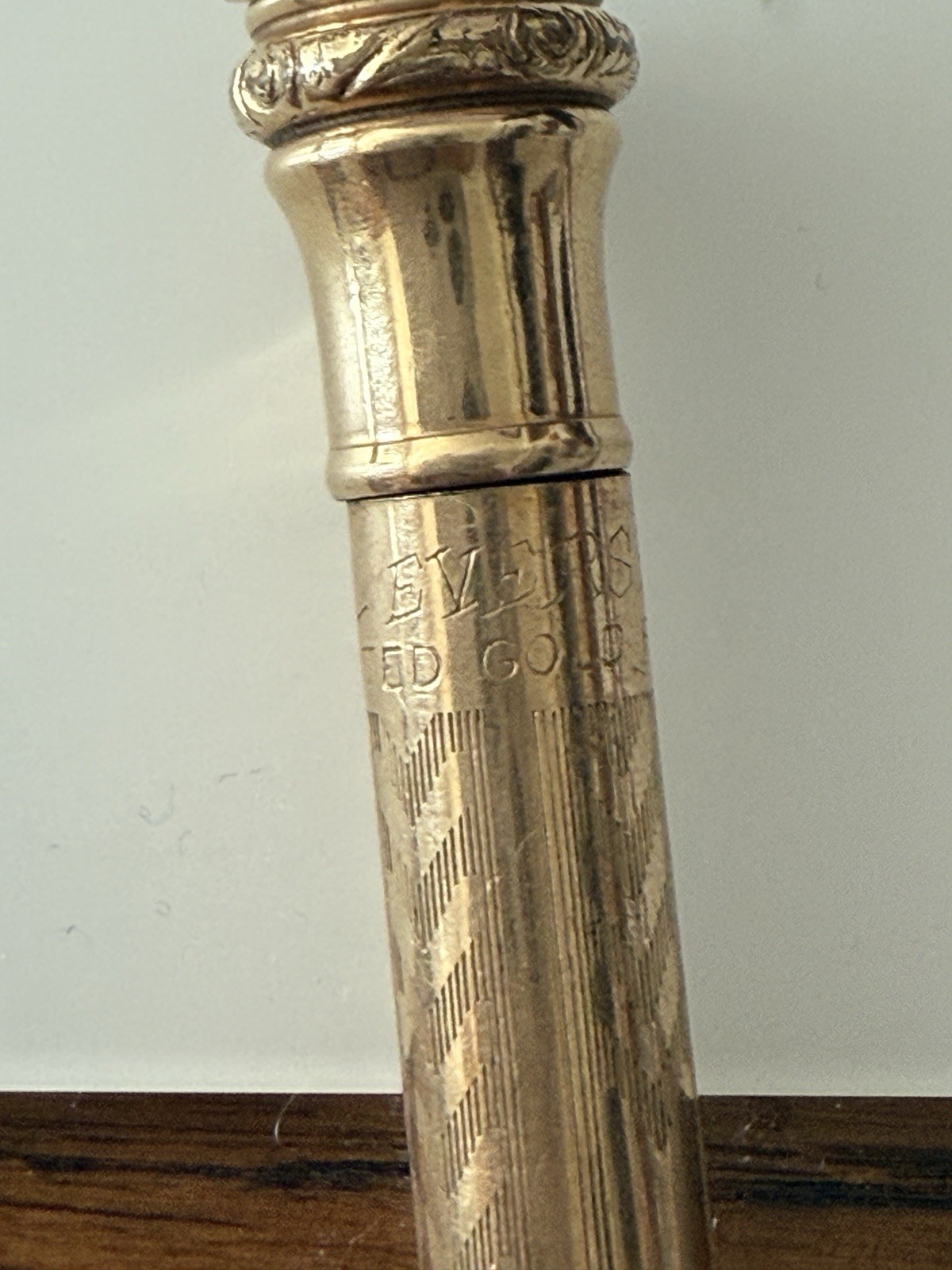 Vintage Estate Wahl Eversharp Gold Filled Mechanical Chatelaine Pencil 4″ Long