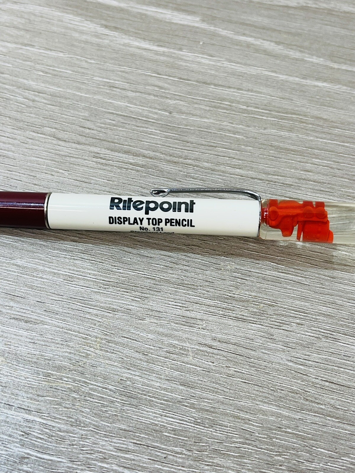 Rare Vtg Ritepoint Mechanical Pencil Cement Truck Sample #131 Display Top
