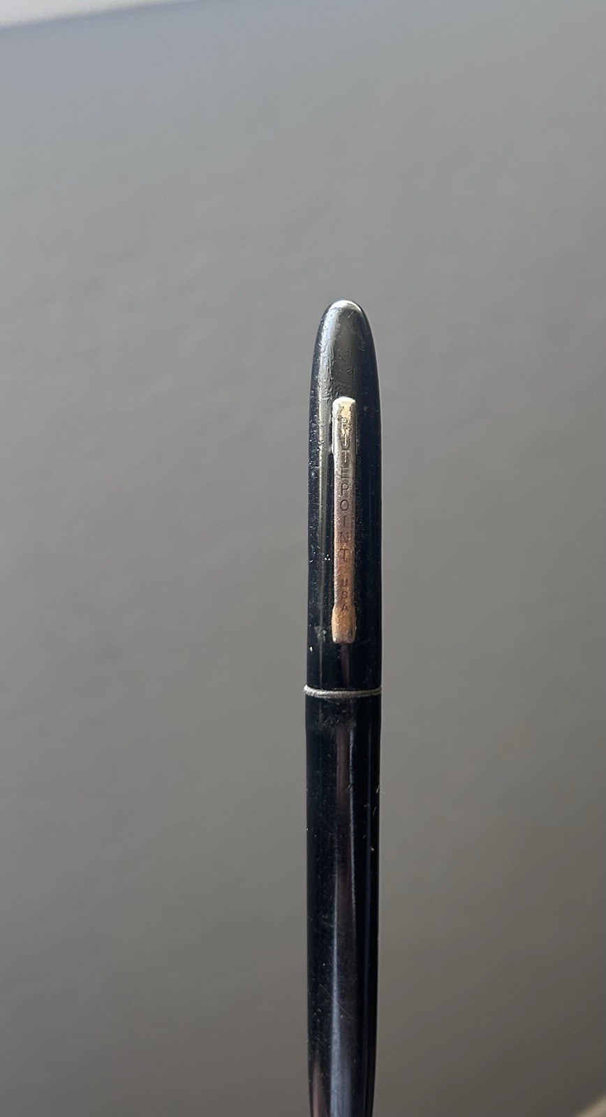 Vintage Ritepoint Mechanical Pencil Black 5″ USA – Working – For Parts / Repair