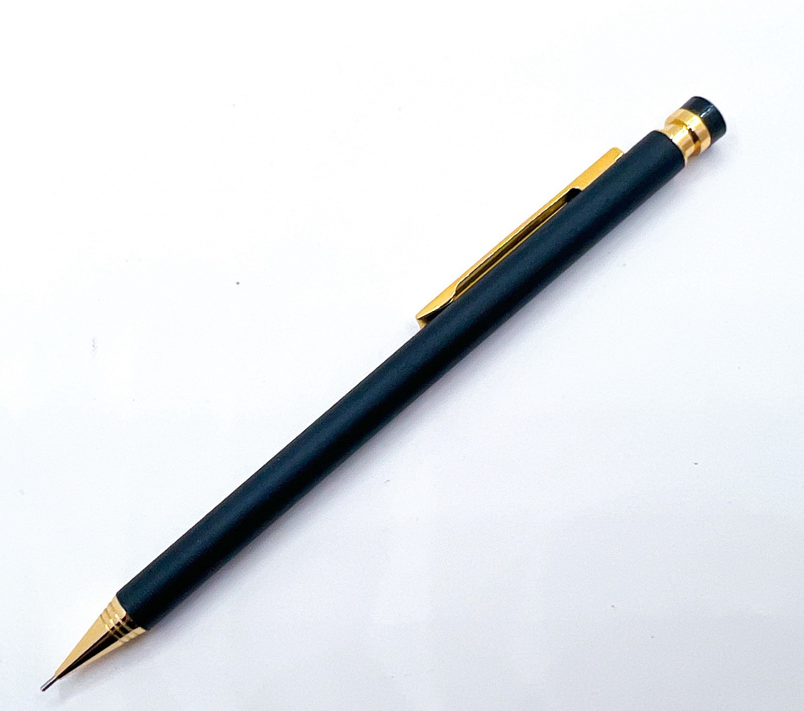 Platinum Sure Point Mechanical Pencil 0.5 mm Matt Black Push Cap Functional L