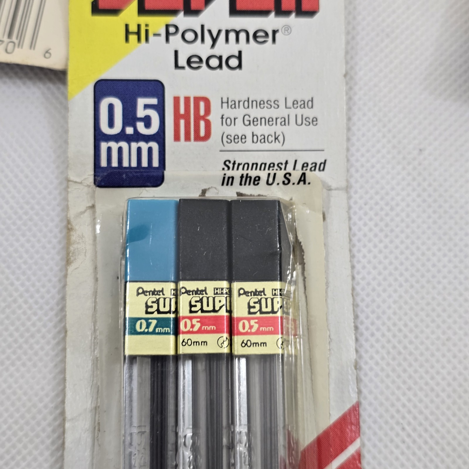 Mix Lot Of PENTEL Hi Polymer Super 0.7 & 0.5mm HB Pencil Lead Refills & Erasers