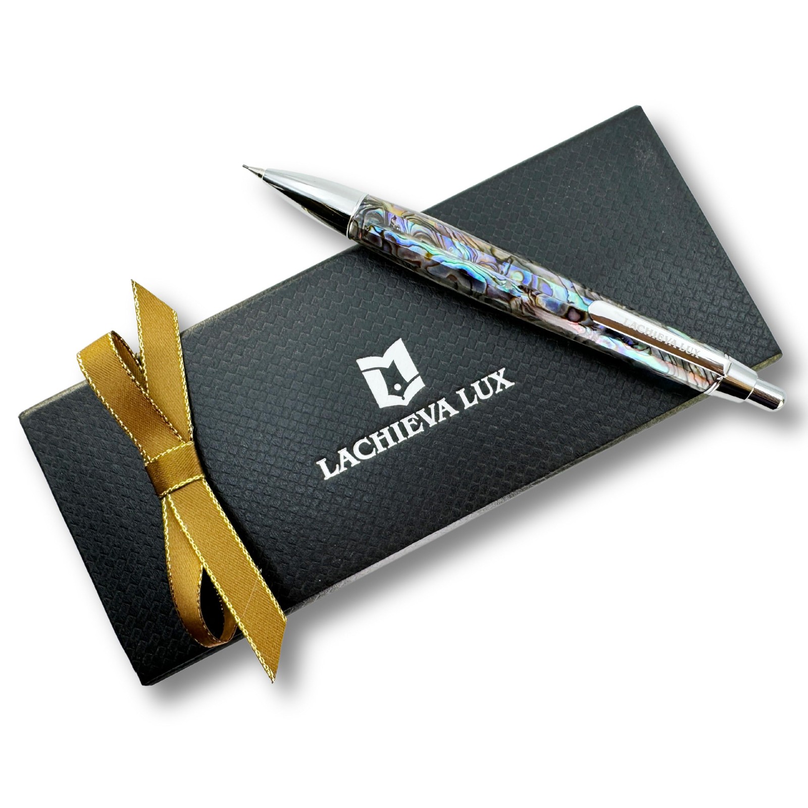 Abalone Shell Mechanical Pencil 0.7mm, Luxury Metal Pencil for Drawing and Sk…