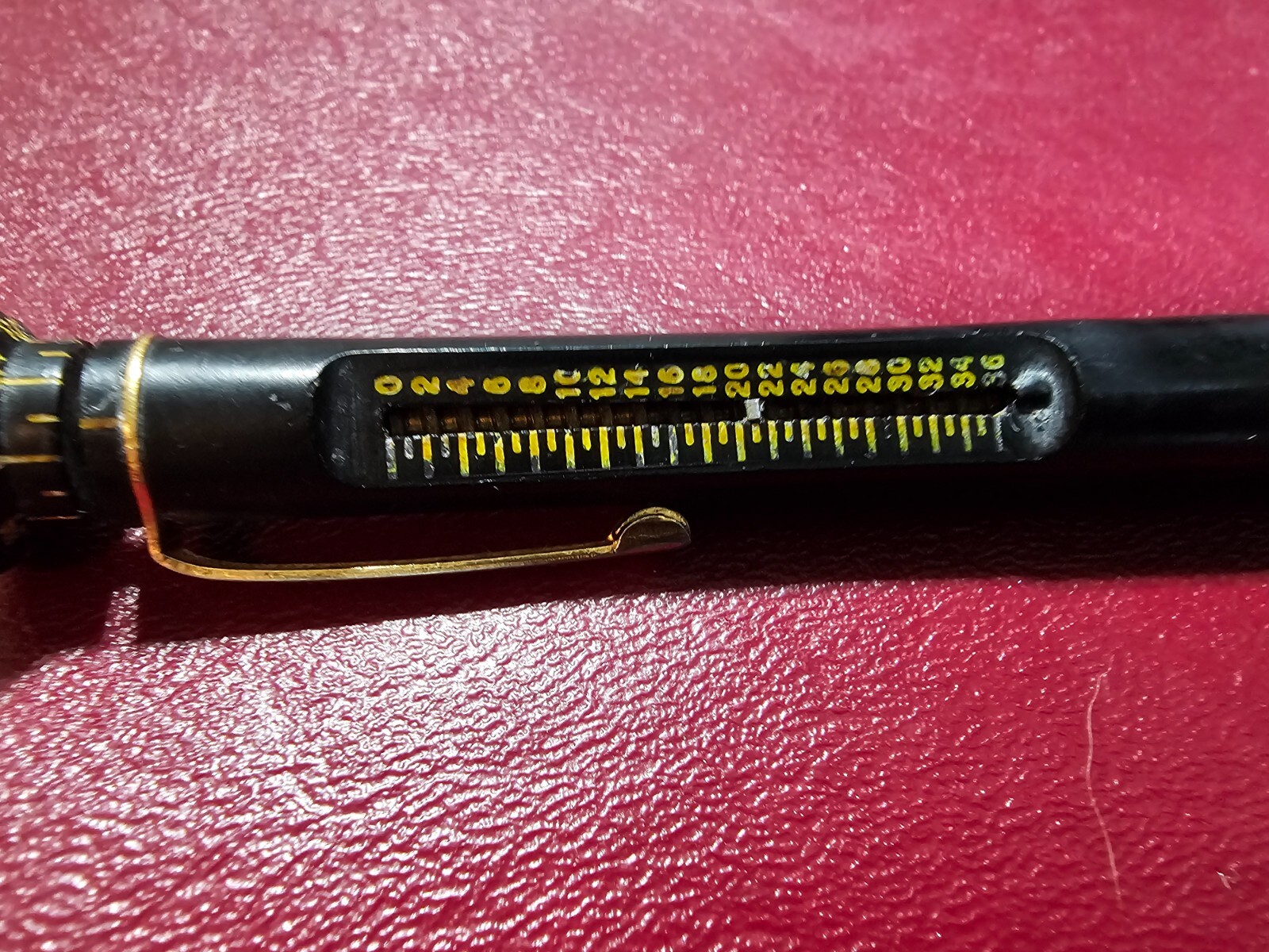Roller Rule Black & Gold 1.1mm Mechanical Pencil – c. 1950’s – USA ruler works