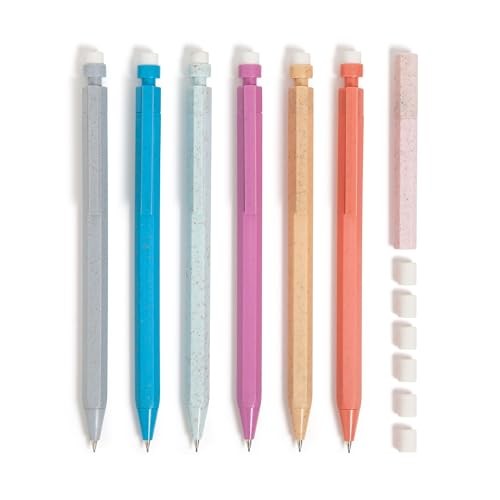 U-Eco Recycled Mechanical Pencil Set, Bulk Mechanical 1 Count (Pack of 6)