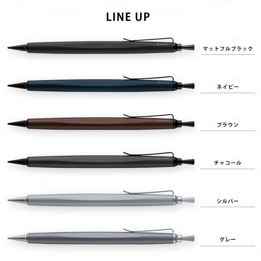 Tombow ZOOM L2 Mechanical Pencil 0.5mm Matte Full Black SH-ZL2C18 Japan