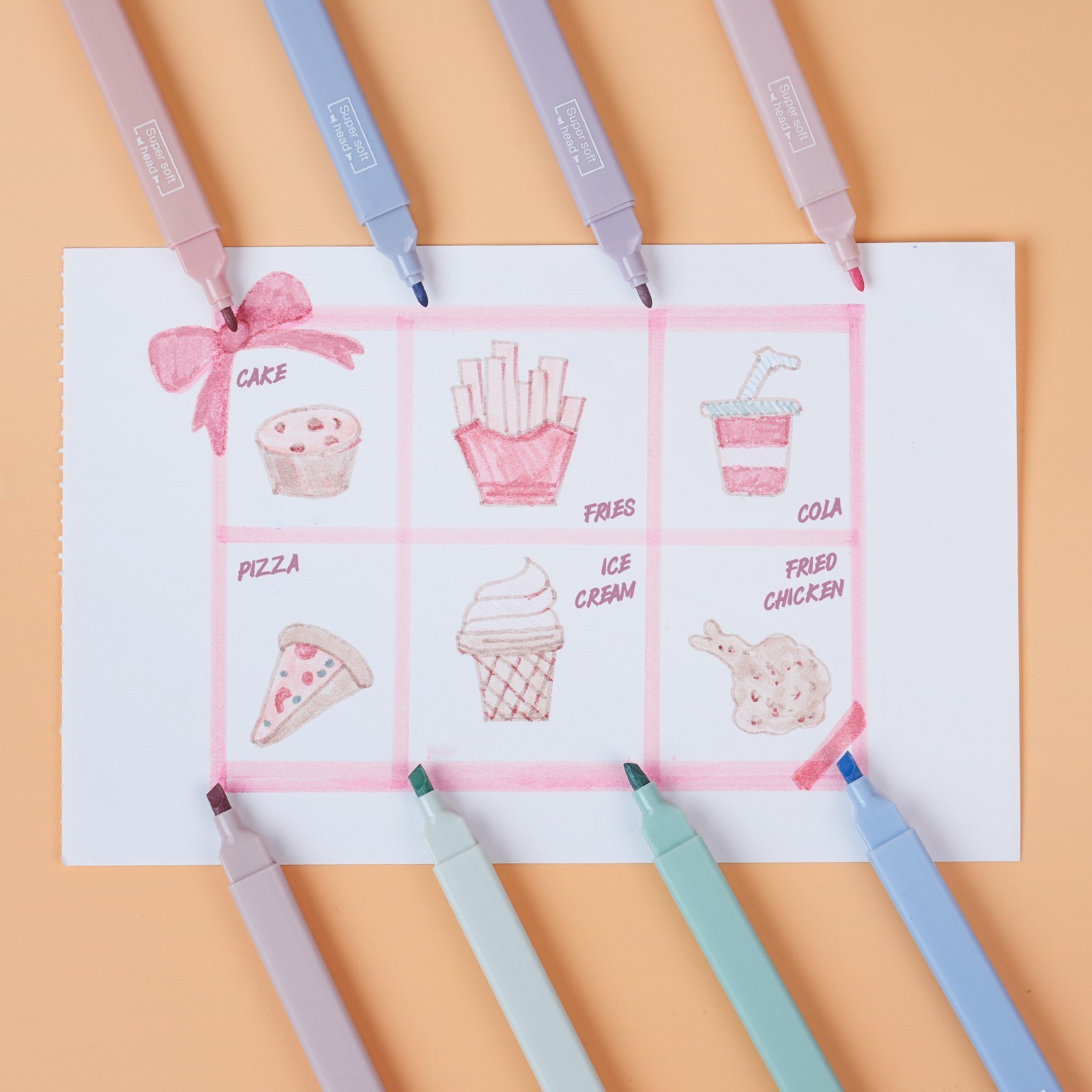 Nicpro 55PCS Aesthetic School Supplies: Pastel Highlighters, Gel Pens, Mechanica