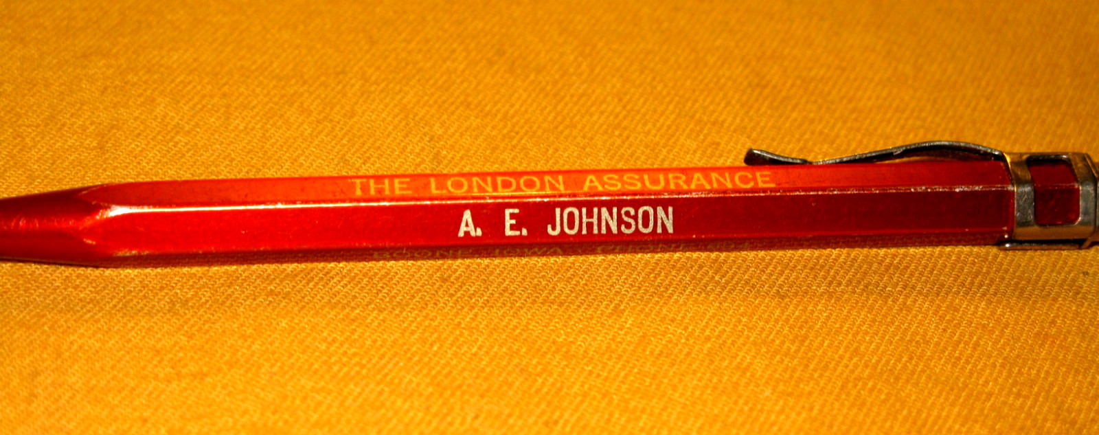 VTG. RED SCRIPTO 4-47 MECHANICAL PENCIL