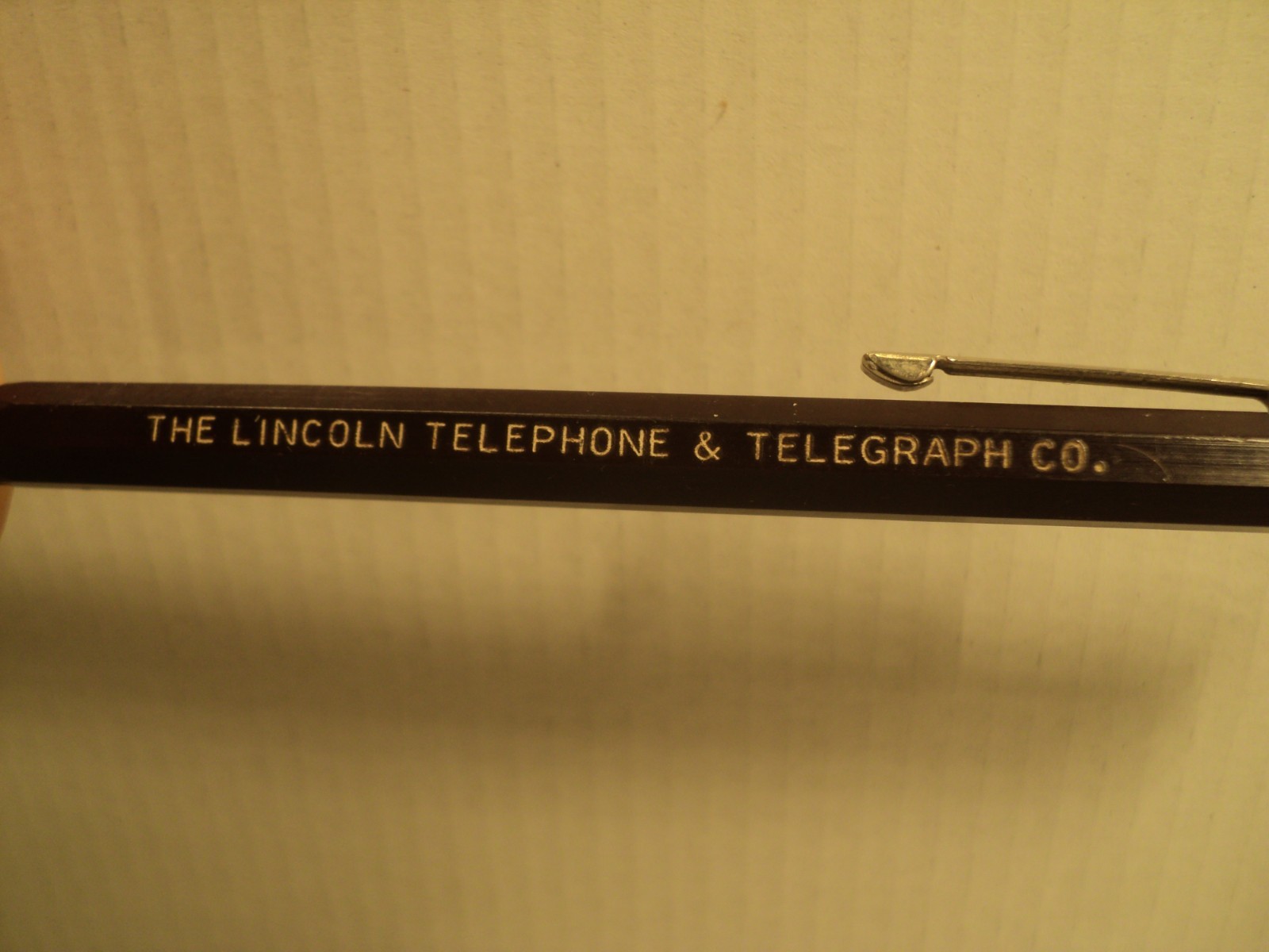 Vintage Autopoint Mechanical Pencil Lincoln Telephone & Telegraph Co 5-5/8″ A