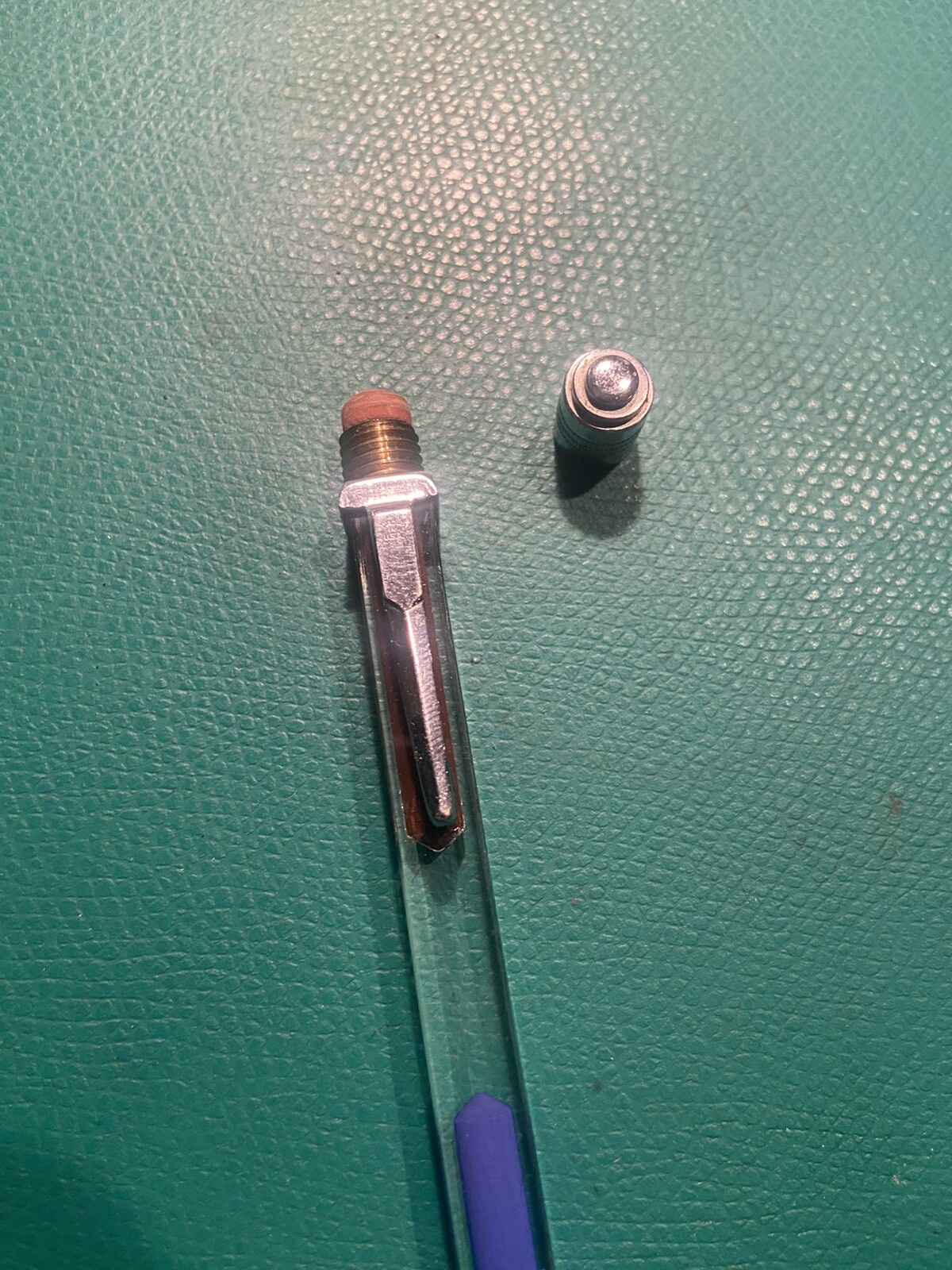 Vintage General Electric Communication Equipment Mechanical Pencil Square Clear