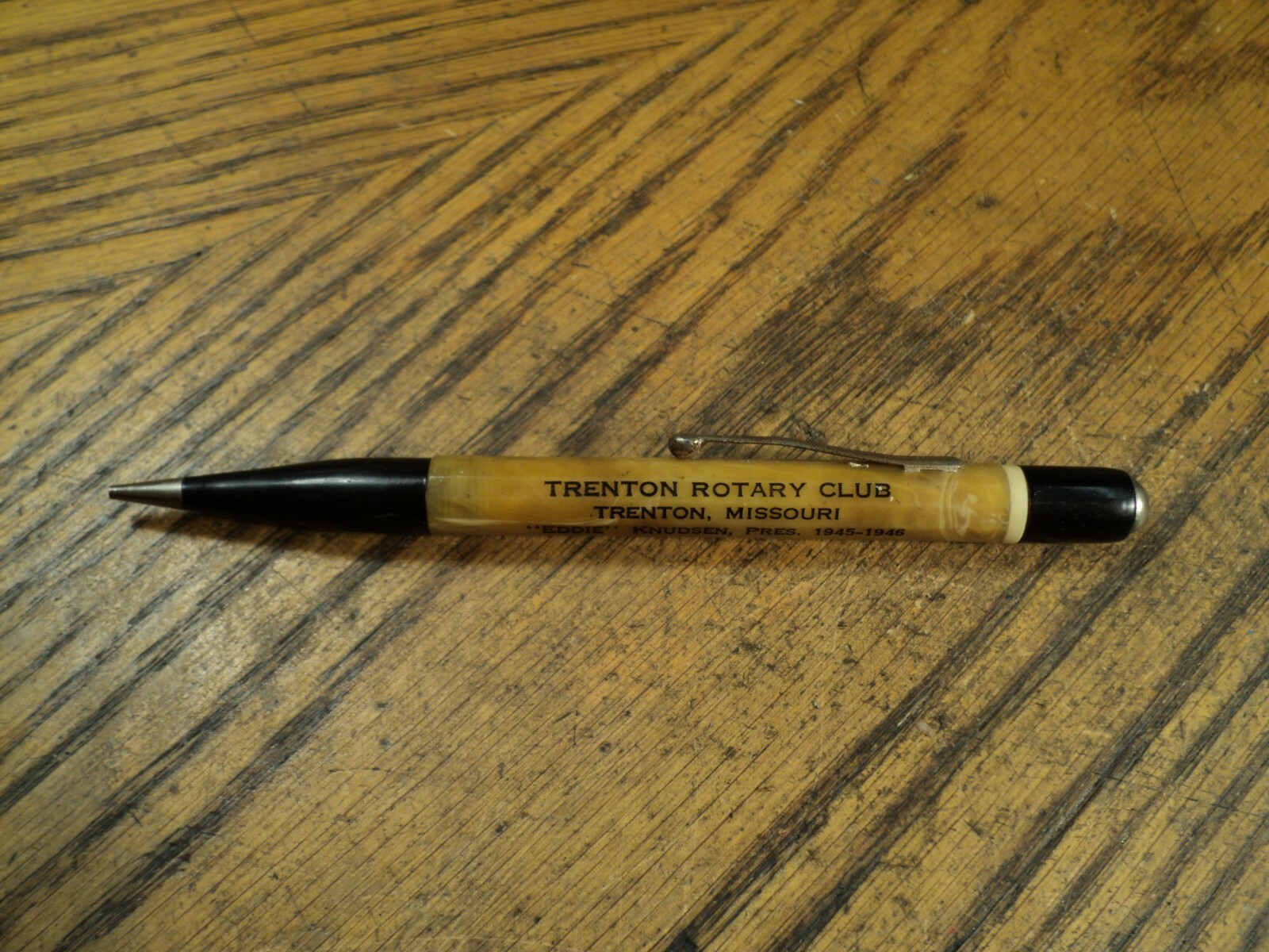 Vintage Redipoint Mechanical Pencil Trenton Rotary Club Trenton Missouri