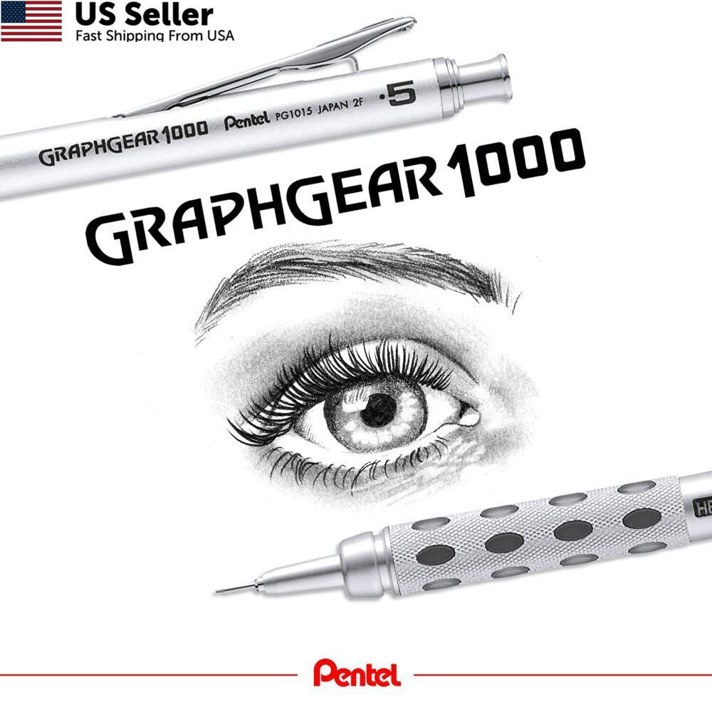 GraphGear 1000 Mechanical Drafting Pencil 0.9mm Yellow PG1019 Professional New